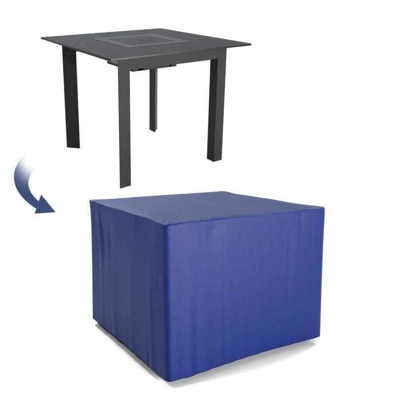 Housse de protection Hambo pour table carrée S Hespéride 105 x 105 x 80 cm