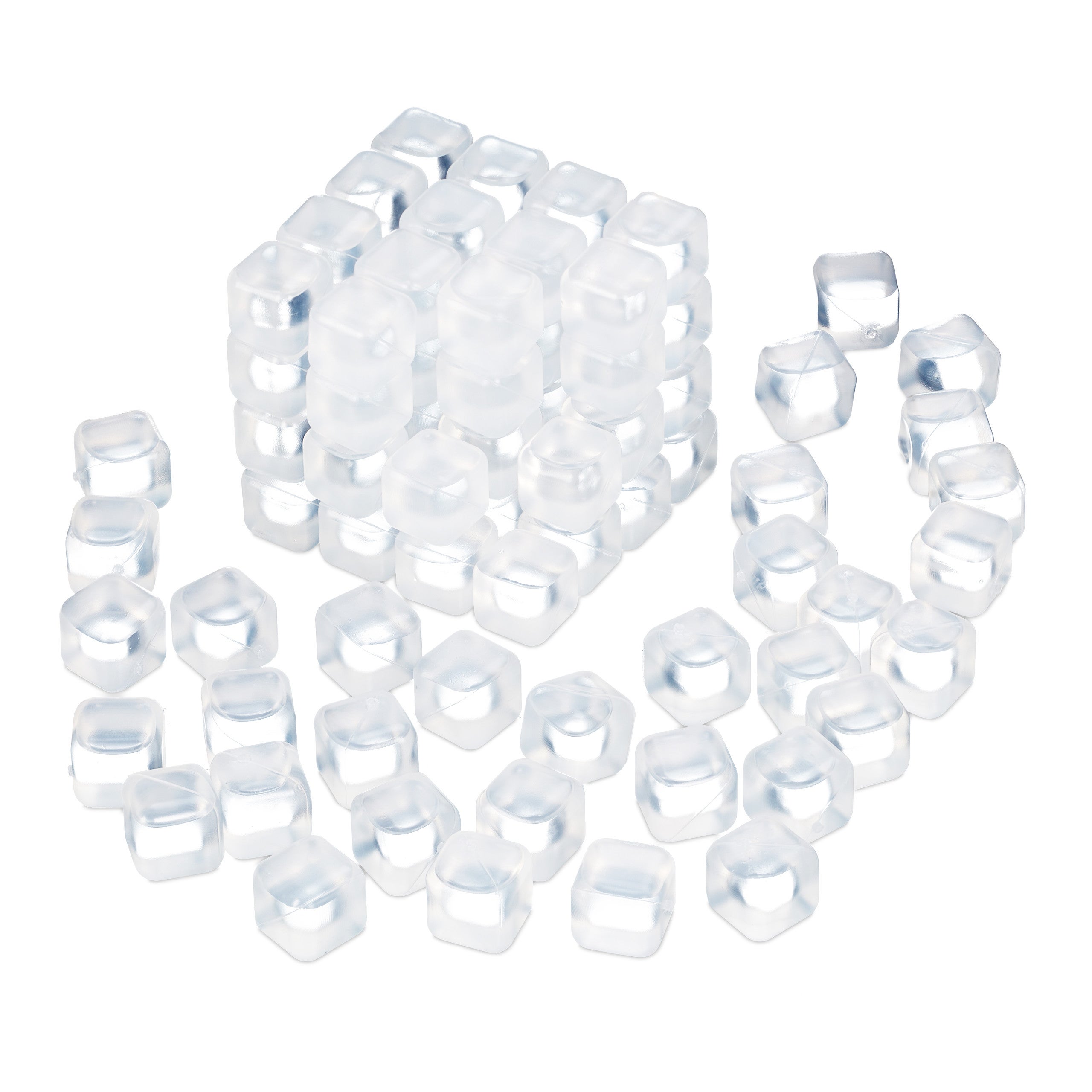 Cubetti di ghiaccio riutilizzabili a forma di cactus e di fenicottero confezione da 40, ideali per mantenere le bevande fresche alle feste 
