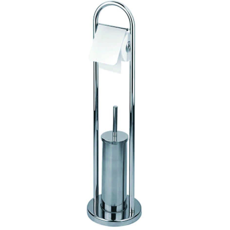 Portascopino In Vetro Satinato - Serie Marble