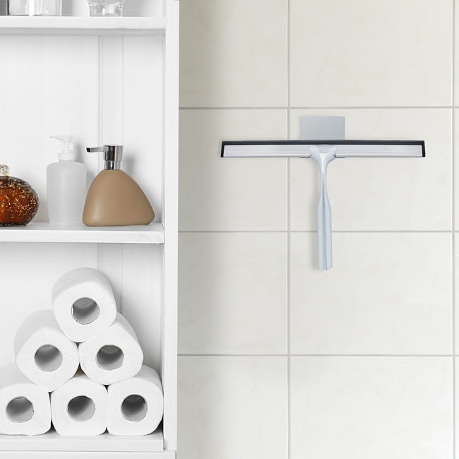 Minismus Raclette de douche - Extracteur de douche - pour salle de bain,  carrelage, miroir, fenêtre - 21 cm