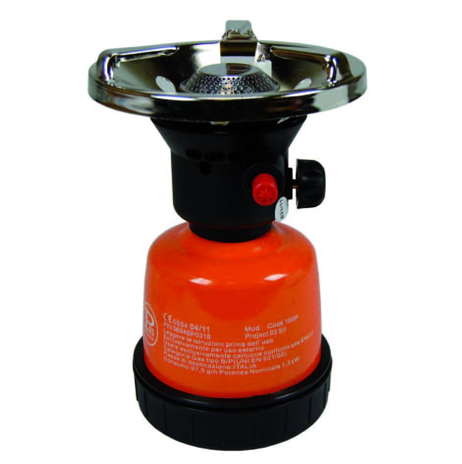 Fornellino gas camping in metallo accensione piezo elettrica Leroy Merlin