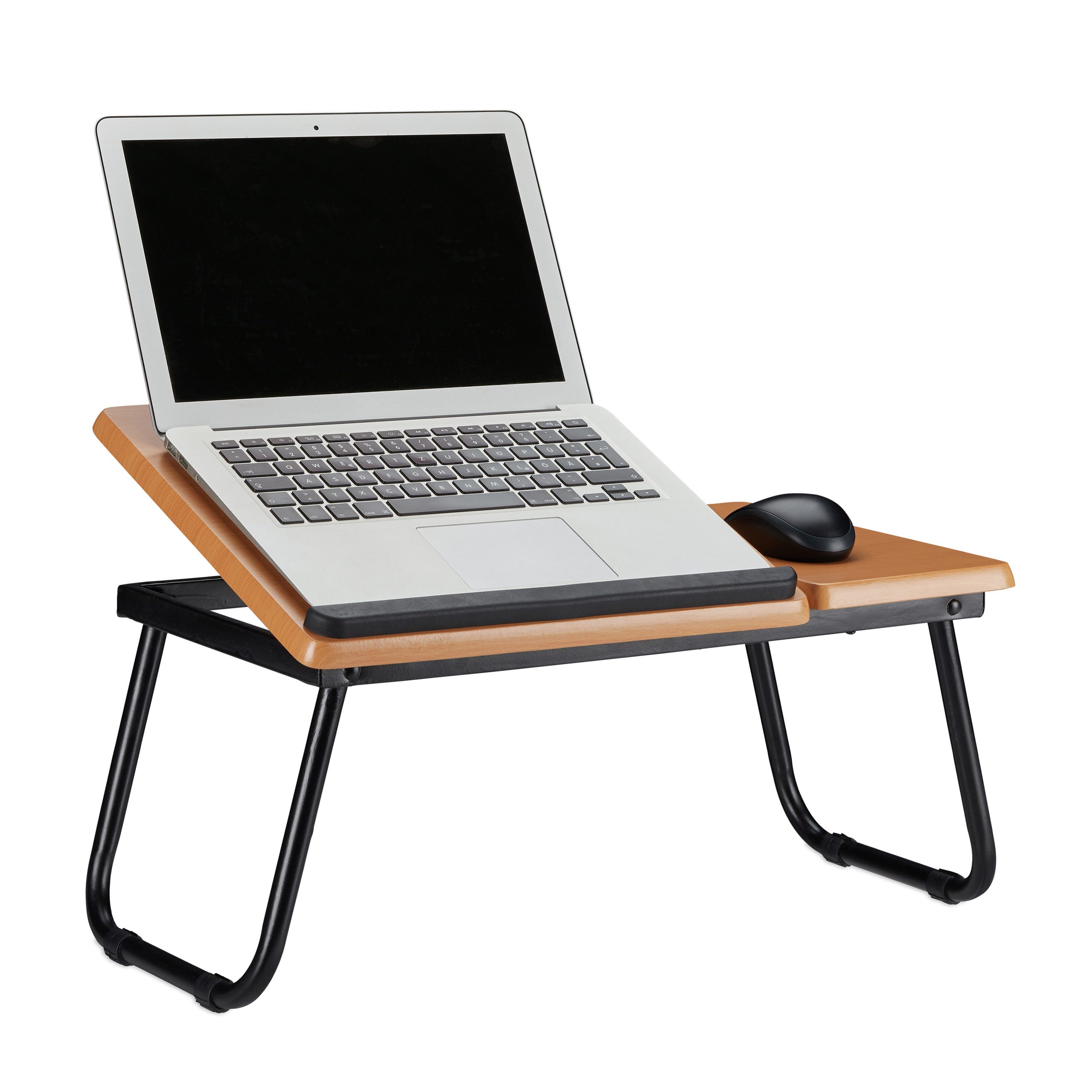 Support d'ordinateur portable portatif pour lit et canapé en bois