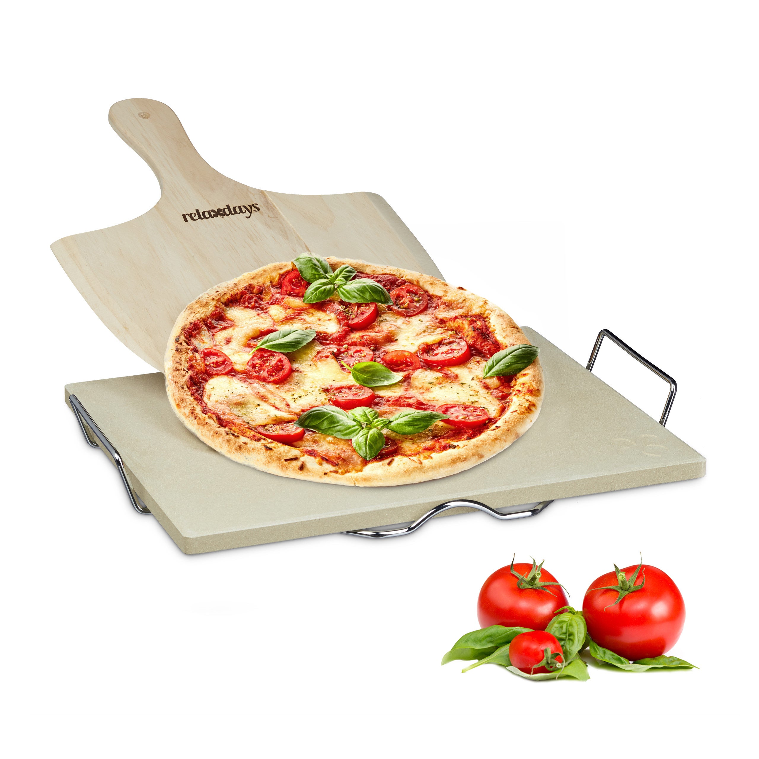 PIZZACRAFT Piastra in pietra tonda per pizza da 41,91 cm Naturale 