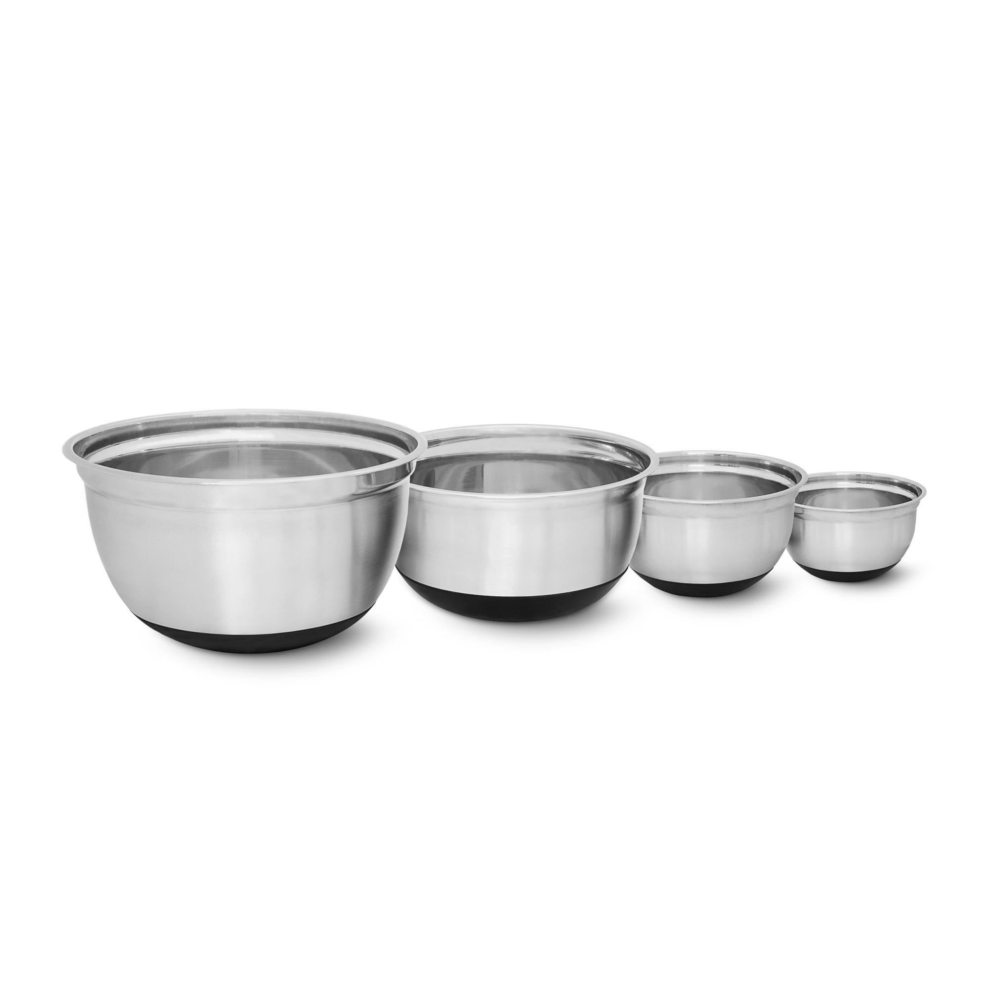 Joseph Joseph Prep&Store Schalenset met Deksels, Set van 4 Stuks, RVS