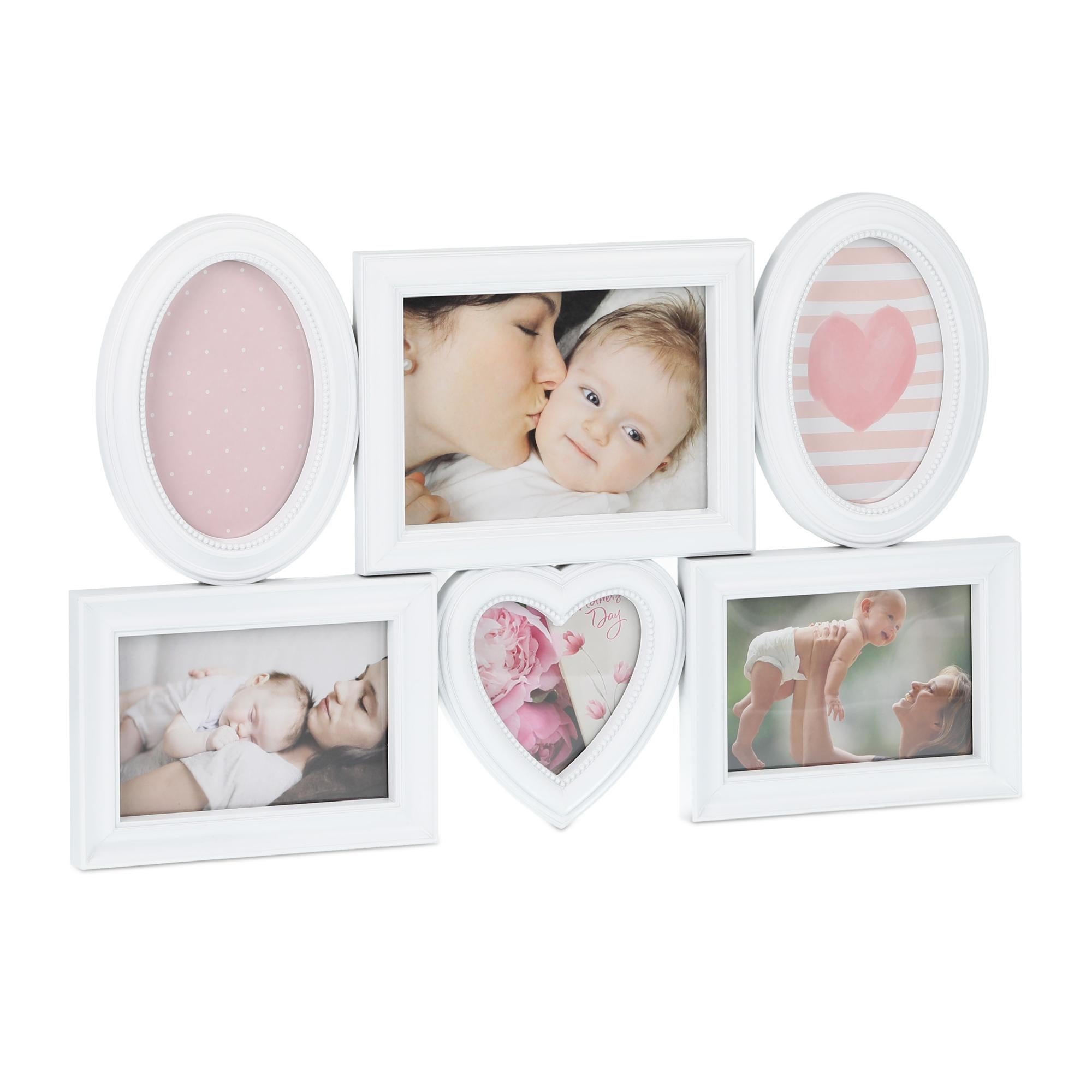 Set Di 2 Cornici In Cartone Per Foto Da Parete – Stile Shabby Chic, Perfette Per Regali Fai Da Te E Decorazione Camera (Formato 6 Pollici)