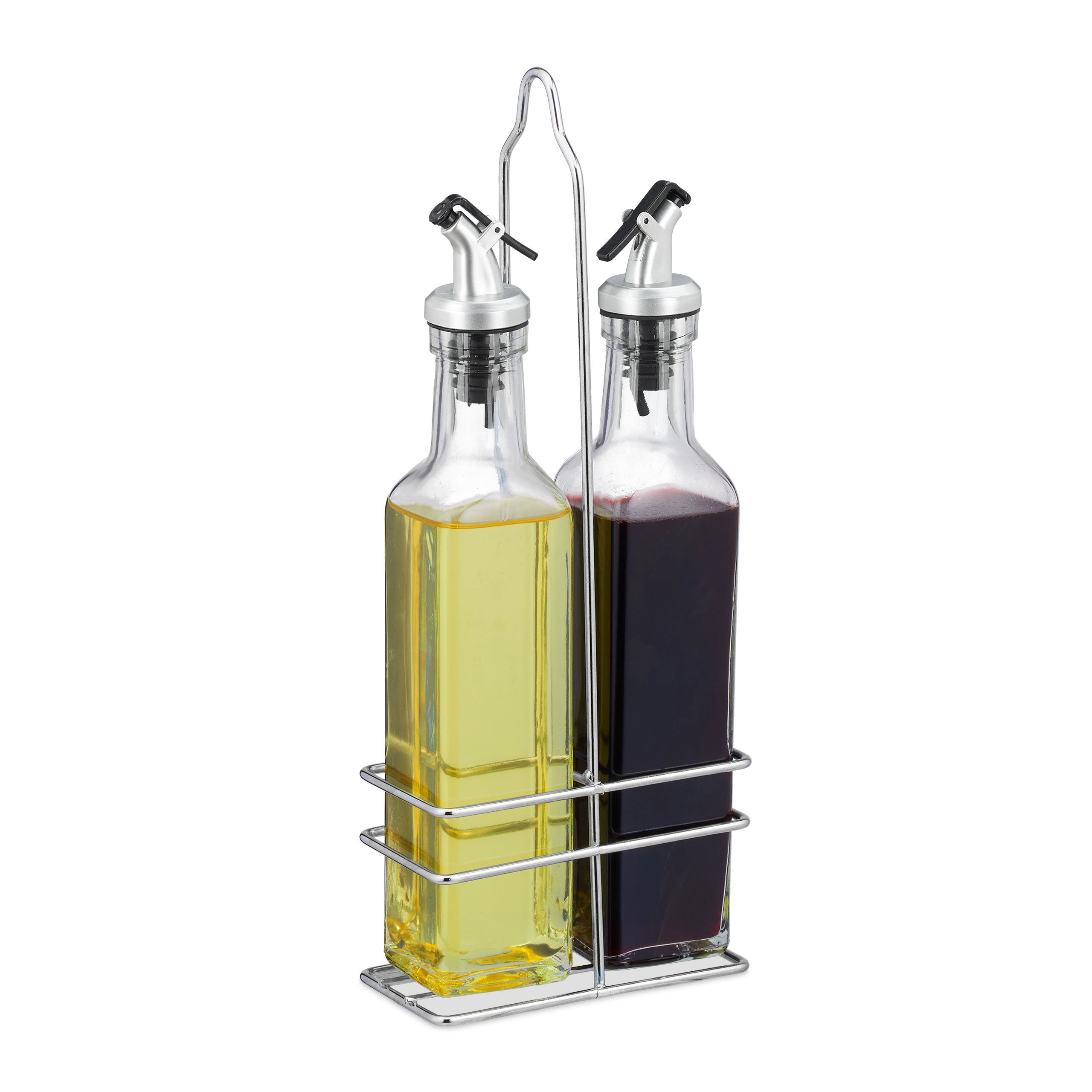 Bouteille D'Huile Transparente Et Dorée En Acrylique Pot D'Assaisonnement  Liquide Sauce Soja Pot De Vinaigre Cuisine (M) FA001