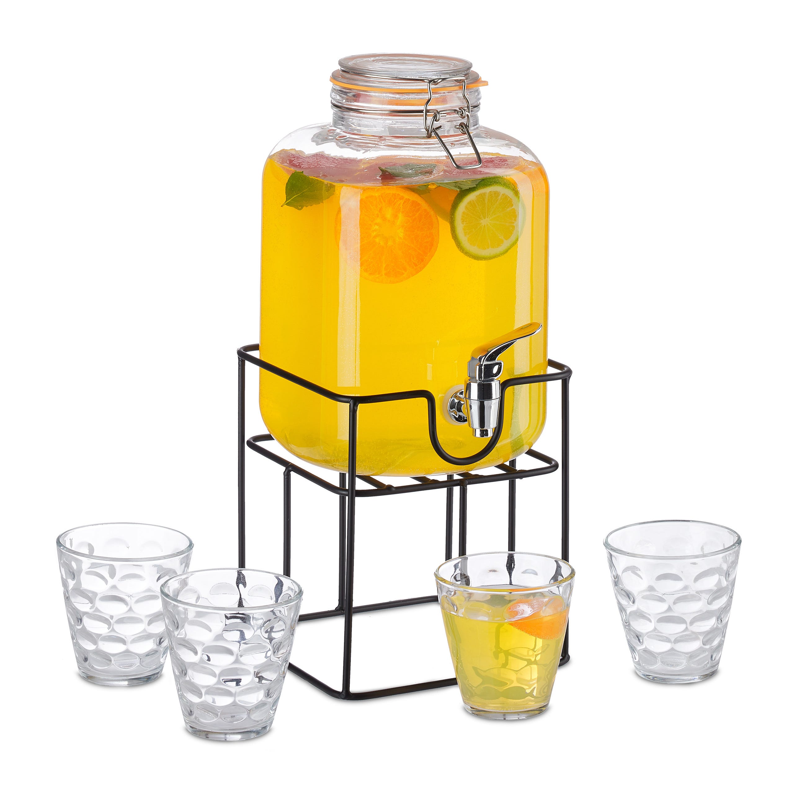 Commerce de gros 2L en verre distributeur de jus de distributeur de boissons  avec robinet de la Verrerie - Chine Distributeur de boissons avec Tap et  Distributeur de boissons de jus de