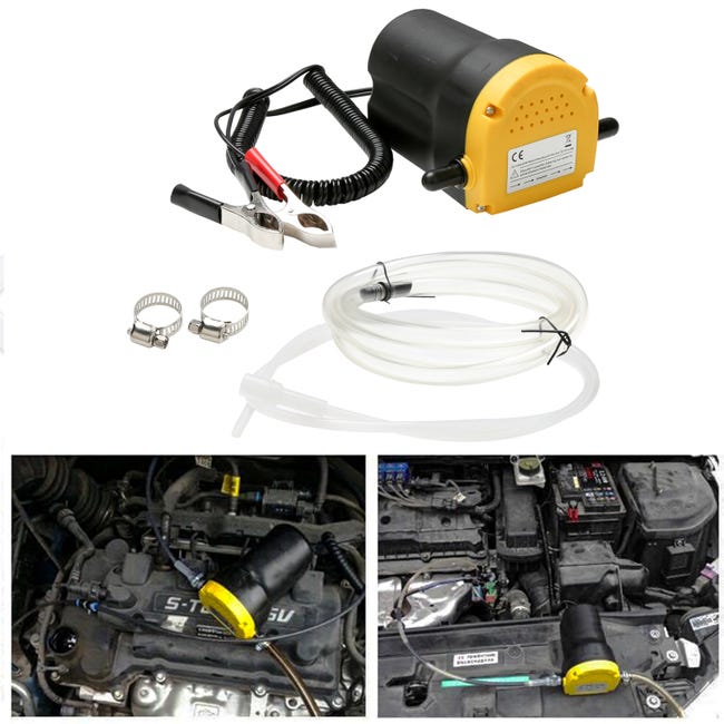  QWORK® Tuyau Siphon Essence Auto-Amorçante, Pompe Manuelle pour  Le Transfert de Carburant/Diesel/Essence/Eau,13,5 litres/Minute