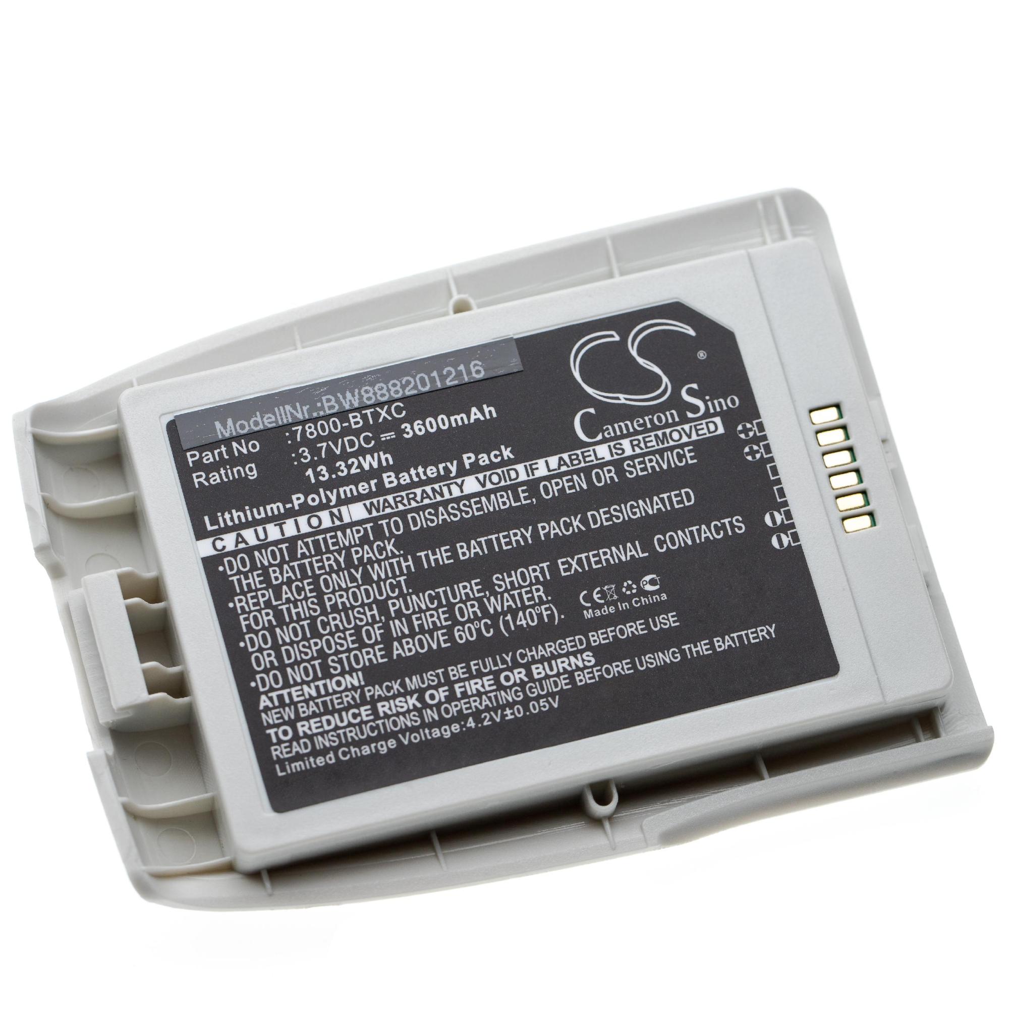 Vhbw Battery For Barcode Scanner POS Replaces Getac 441820900006 6800mAh ( 3.7V) Li-Ion - View #11