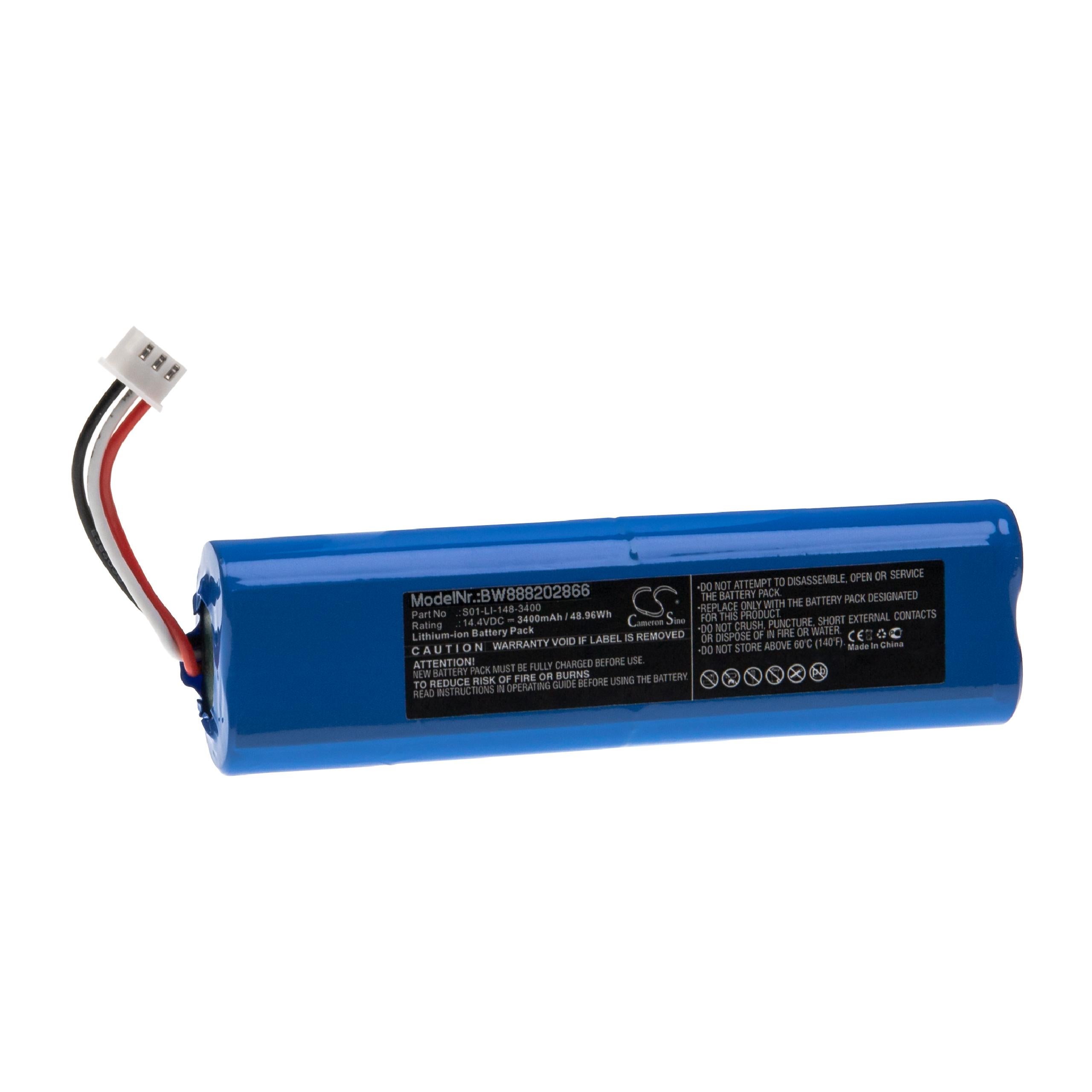 905 937 aspirapolvere home cleaner 901 vhbw batteria compatibile con Ecovacs Deebot Ozmo 900 2600mAh, 14,4V, Li-Ion 
