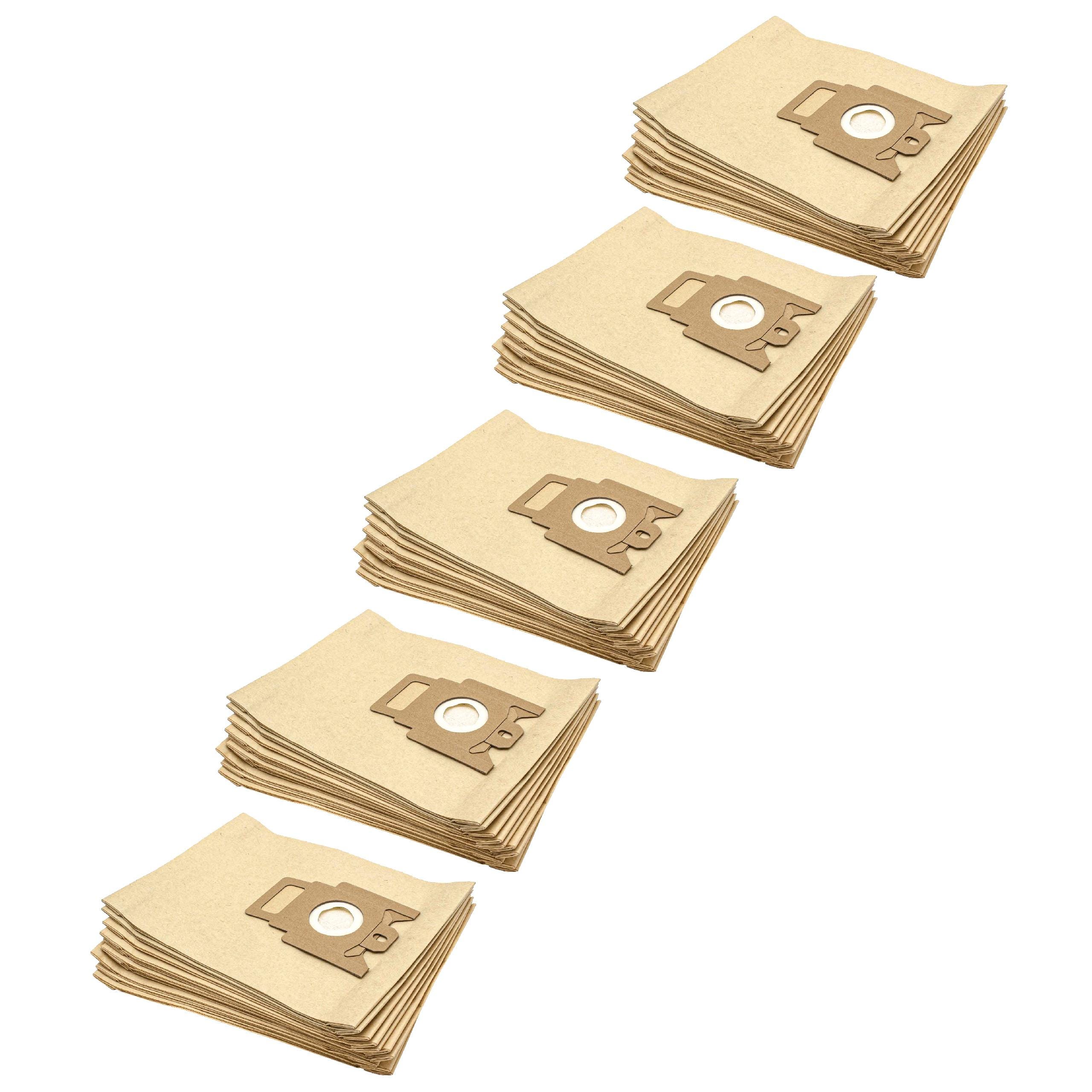 Vhbw 50x sacchetto dell'aspirapolvere compatibile con Miele Gold 2000, K/K,  Medicair mini aspirapolvere - in carta, Typ M, 28cm x 19,5cm, color sabbia