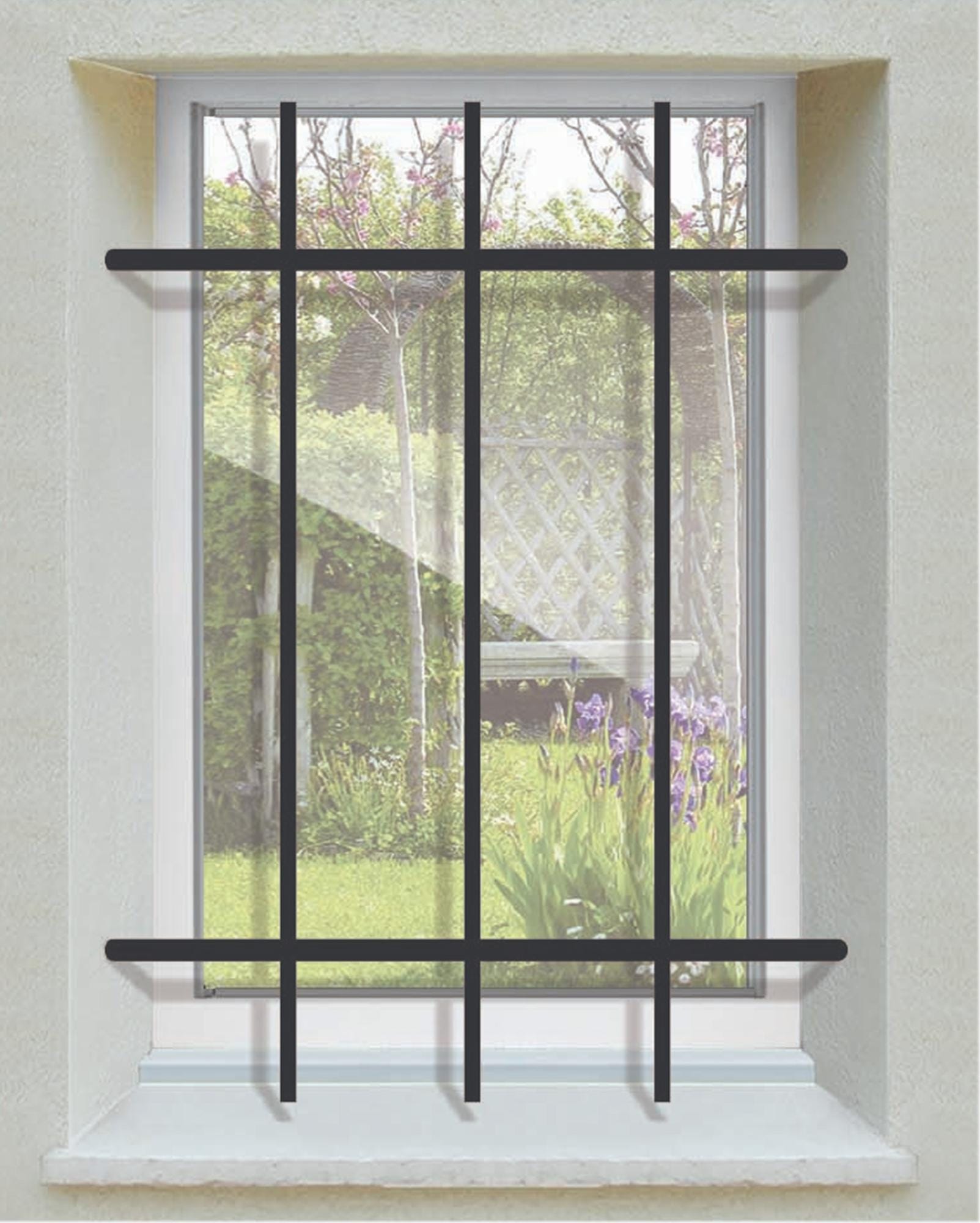 Secure No Trip - Cancelletto di sicurezza in metallo, barre per finestre e binario di protezione per bambini e animali domestici, ringhiera per balcone a pressione (40 x 90 cm, bianco Secure No Trip - Cancelletto di sicurezza in metallo, barre per finestre e binario di protezione per bambini e animali domestici, ringhiera per balcone a pressione (40 x 90 cm, bianco