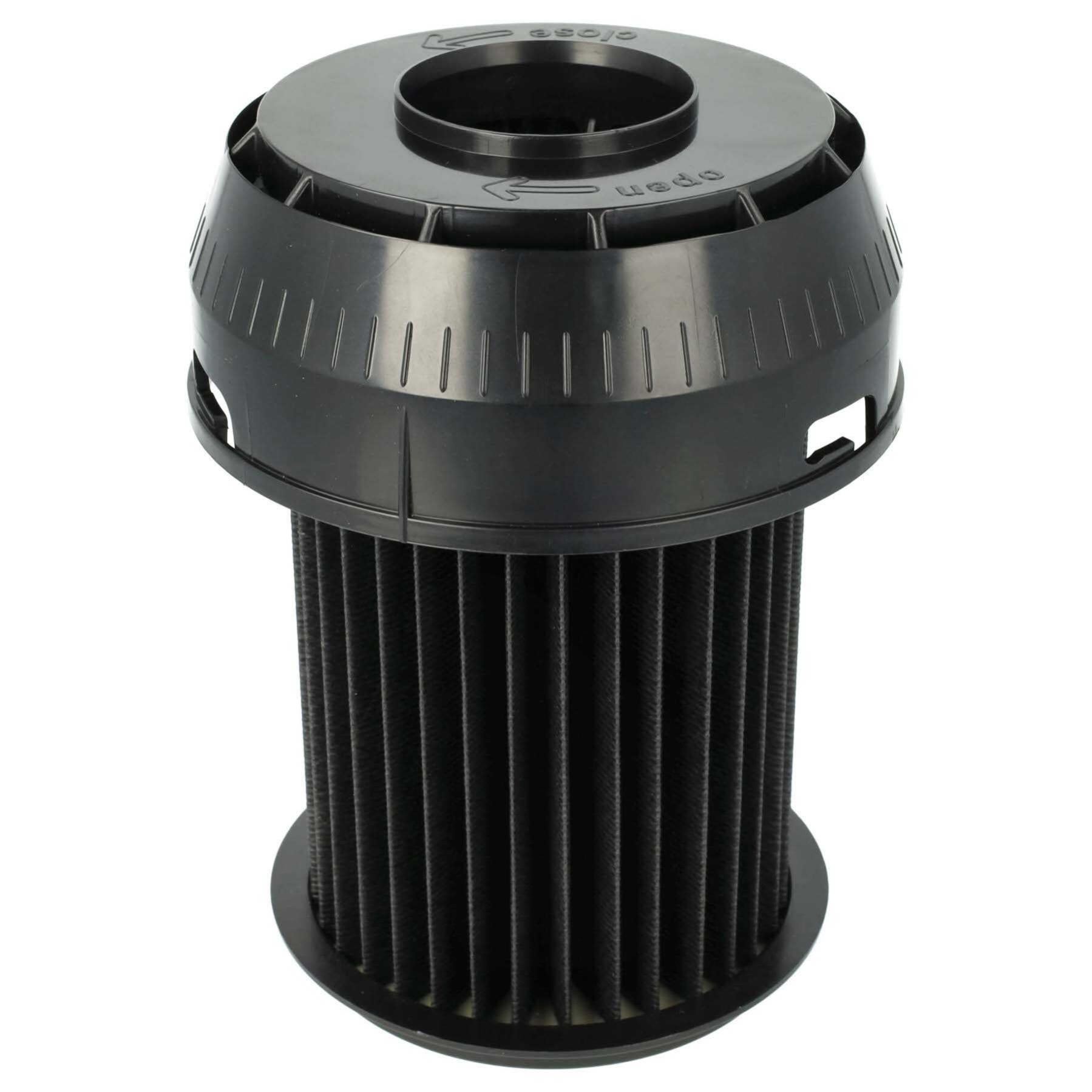 vhbw 2x filtro a pieghe piatte compatibile con Bosch PAS 12-50 F, PAS 850 aspiratore - nero/argento/giallo