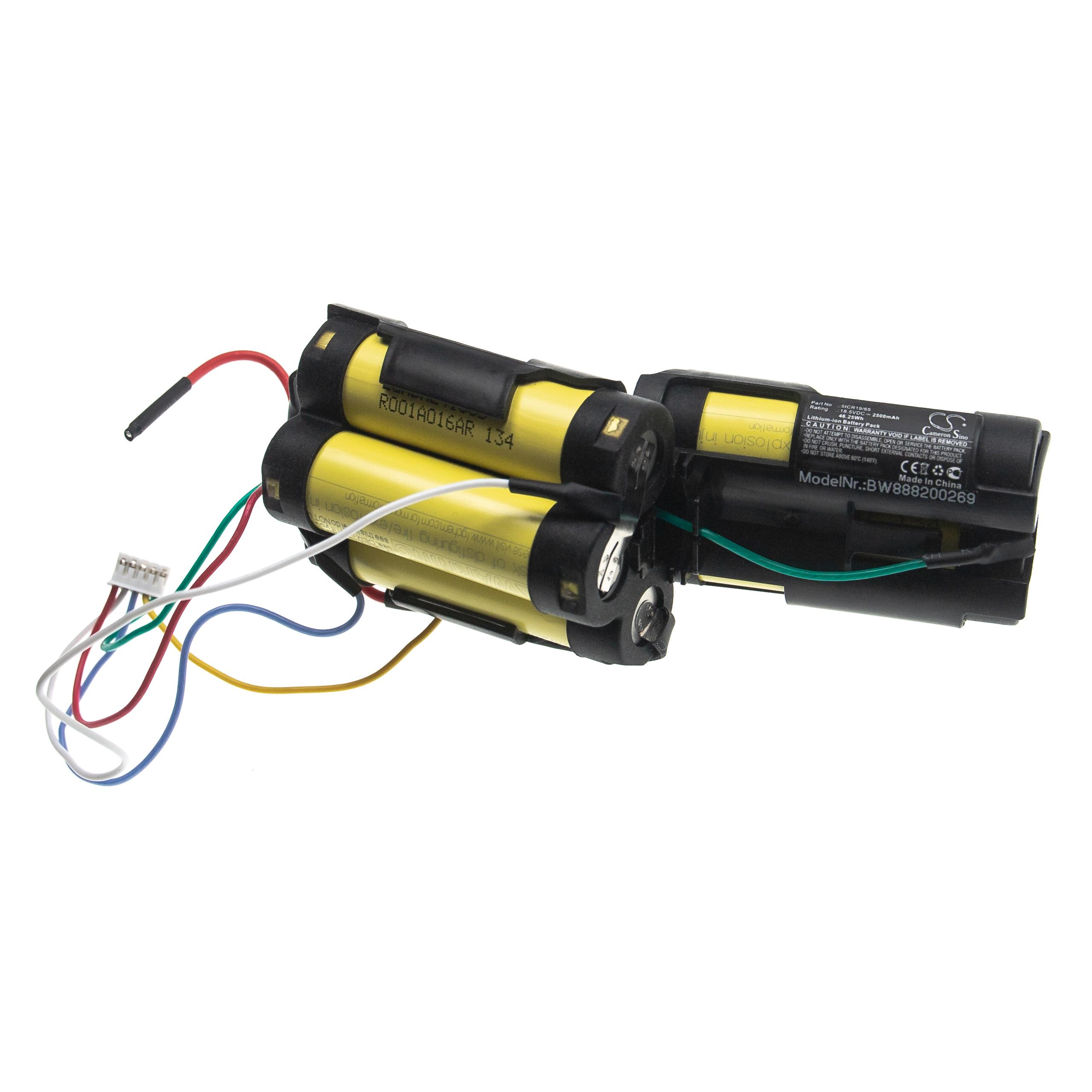 Vhbw Batterie remplacement pour Philips 5ICR19/65 pour aspirateur ...