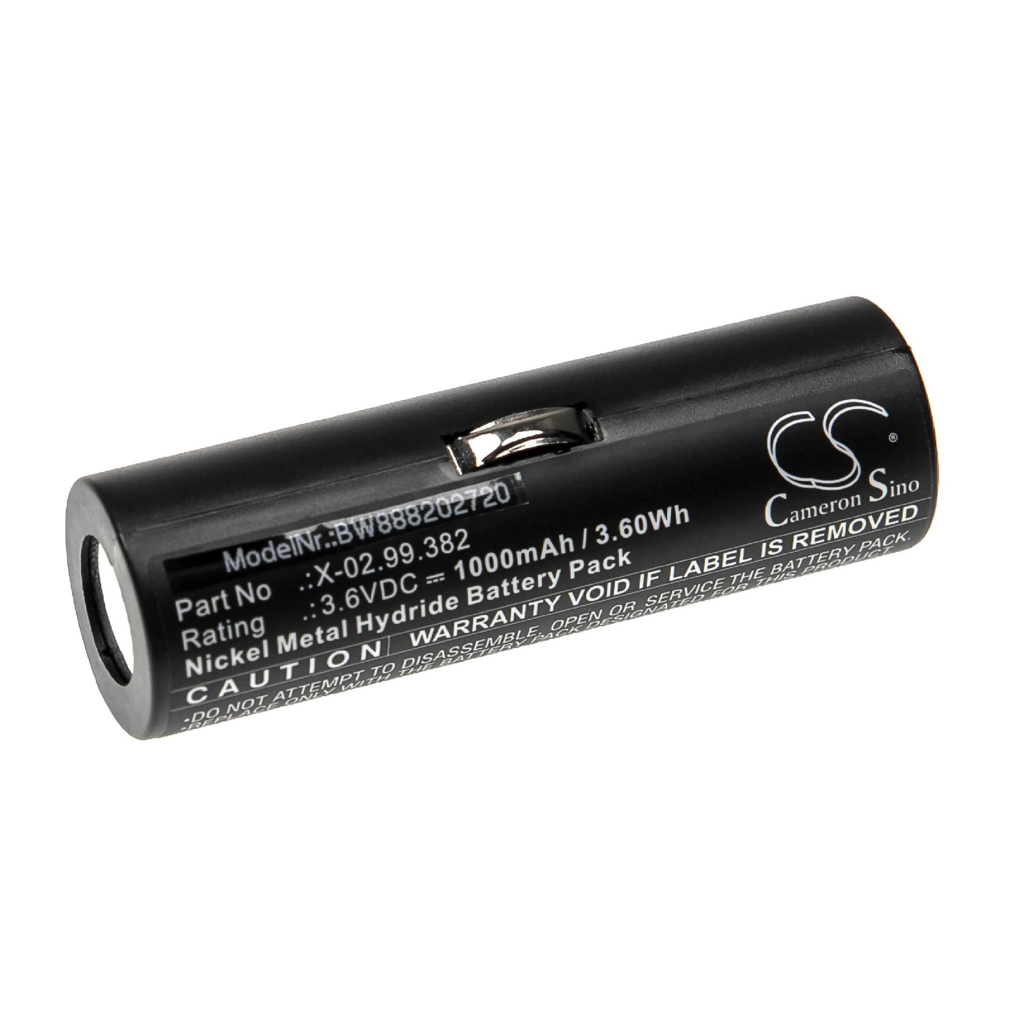 Batteria Sostitutiva Per Compex 032002690 – 1800mAh, 7.2V, NiMH Per Strumentazione Medica – Compatibile Con Dispositivi Elettromedicali - 3