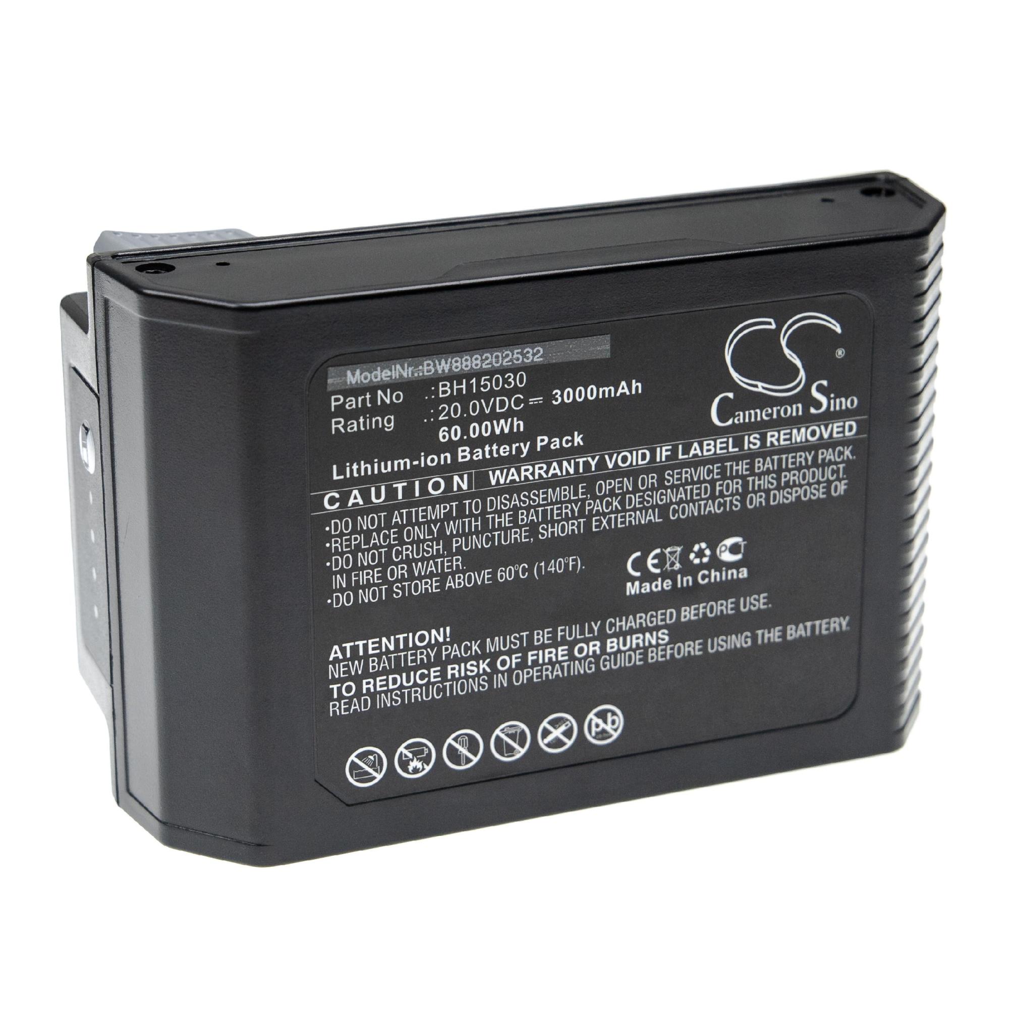vhbw Batterie compatible avec Philips Power Pro FC6164/01, Uno robot