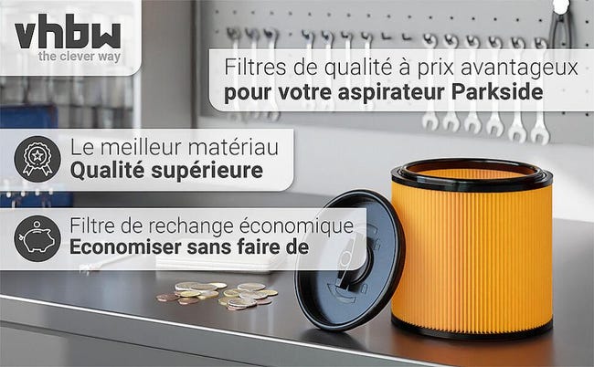 Filtre aspirateur PARKSIDE PNTS 30/6 E Filtre aspirateur PARKSIDE PNTS 30/6 E