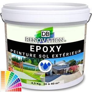 PEINTURE EPOXY SOL - REVEPOXY DECO - 25 kg (jusqu'à 70 m² en 2