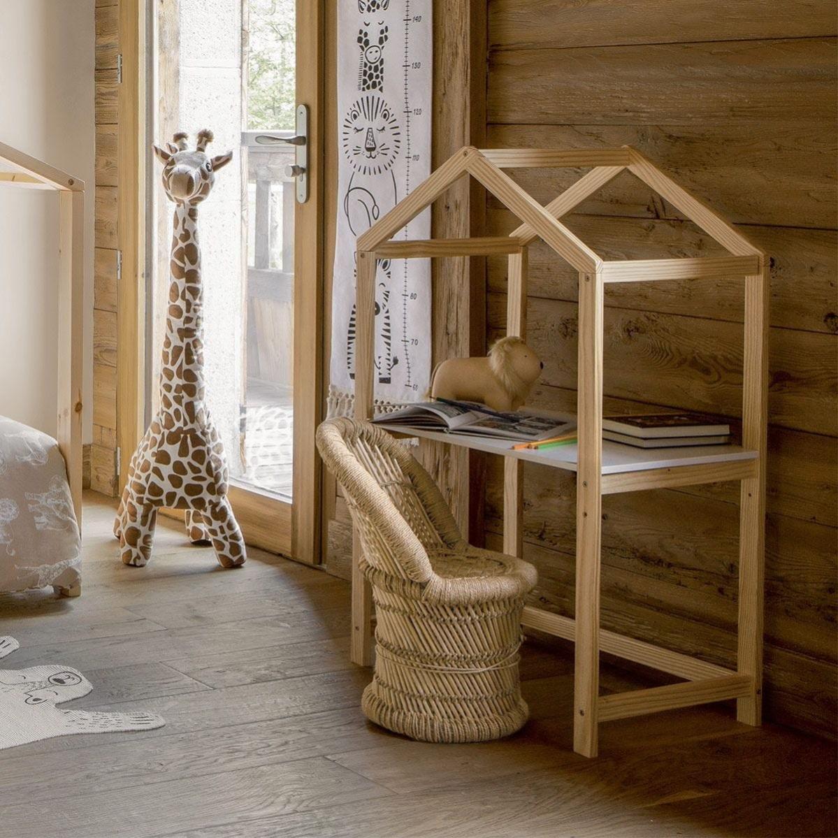 Cale-porte En Jute Naturel 'Little Cottage' Par Atmosphera - 15 Cm, Décoration D'intérieur Style Champêtre Et Pratique