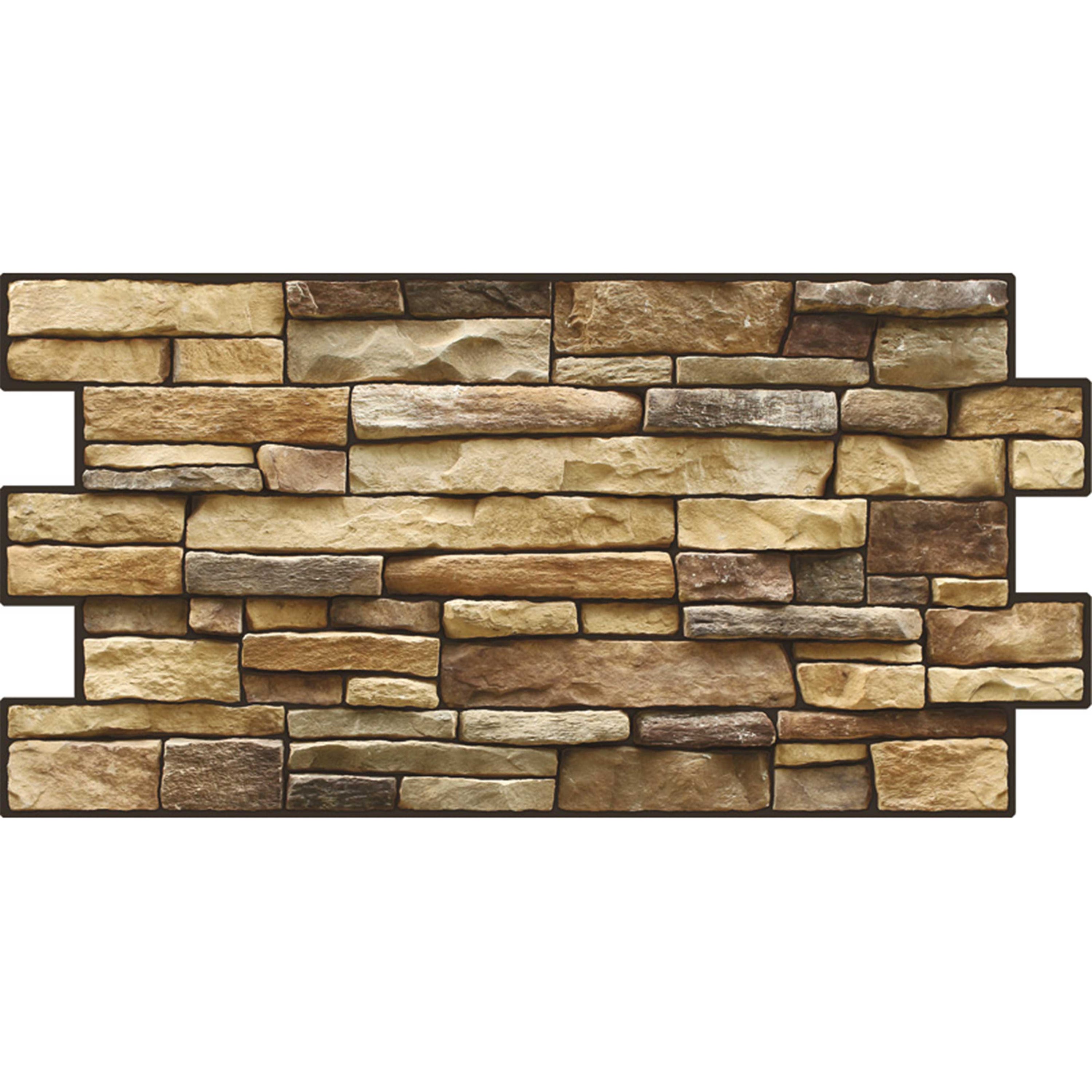 Pannelli 3D Rivestimento a parete in PVC effetto pietra, cementine,  Maioliche, legno Realistici e isolanti. 3829 (mis.960x476mm)