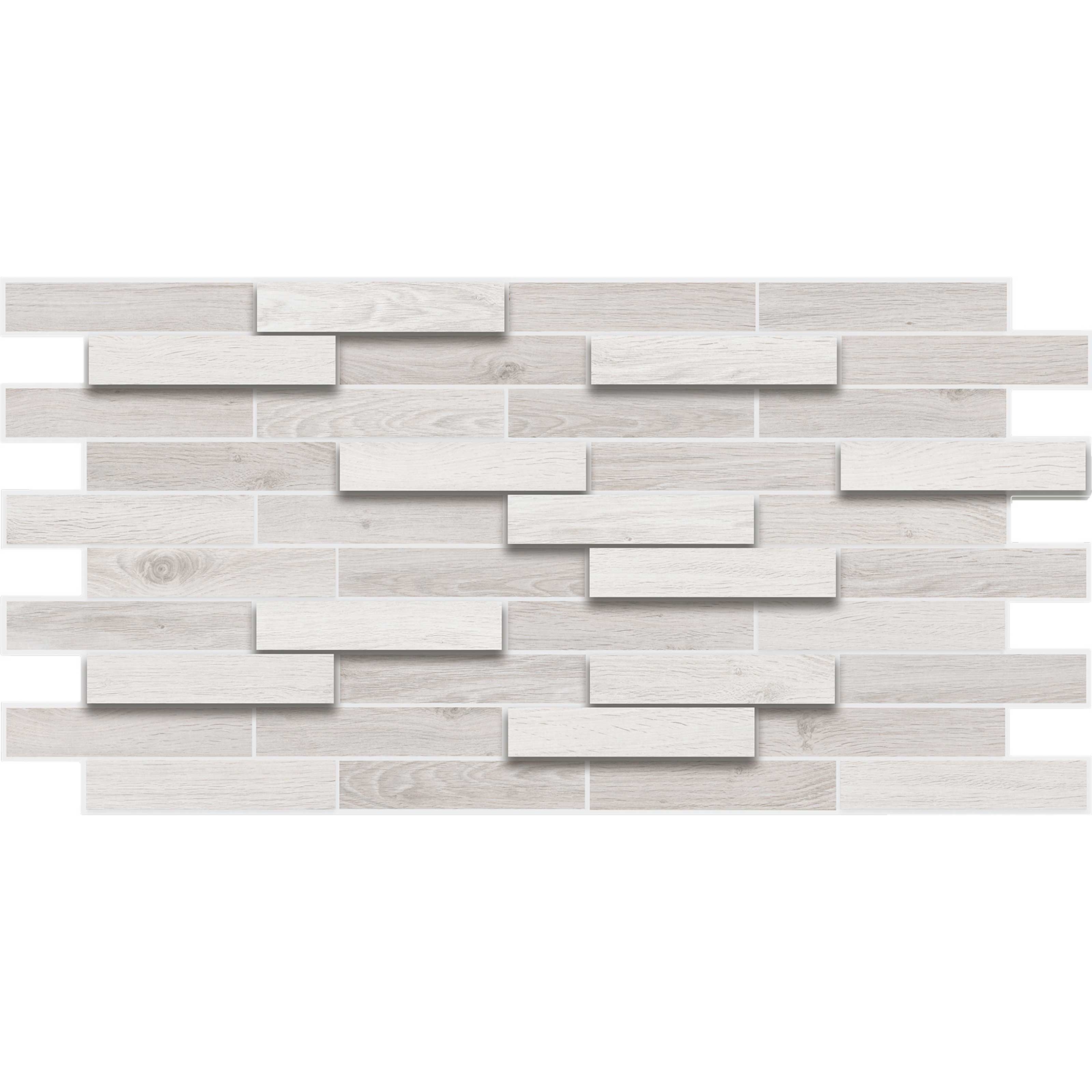 Pannelli 3D Rivestimento a parete in PVC effetto pietra, cementine,  Maioliche, legno Realistici e isolanti. 9502 (mis.980x480mm)