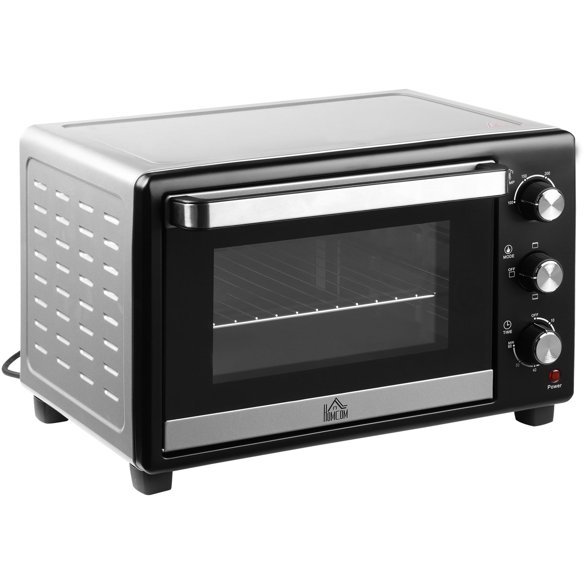 FORNO FORNETTO ELETTRICO Ventilato 38 litri 1600W Luce Interna