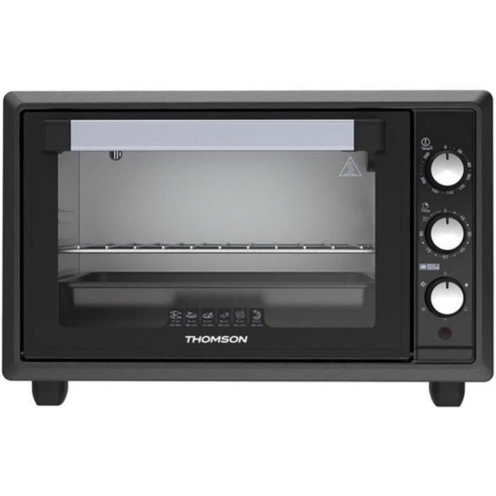 THOMSON THEO2250MFB - Mini-forno elettrico multifunzione 50L - Girarrosto -  Controllo manuale della temperatura da 30°C a 250°C - 2000W | Leroy Merlin