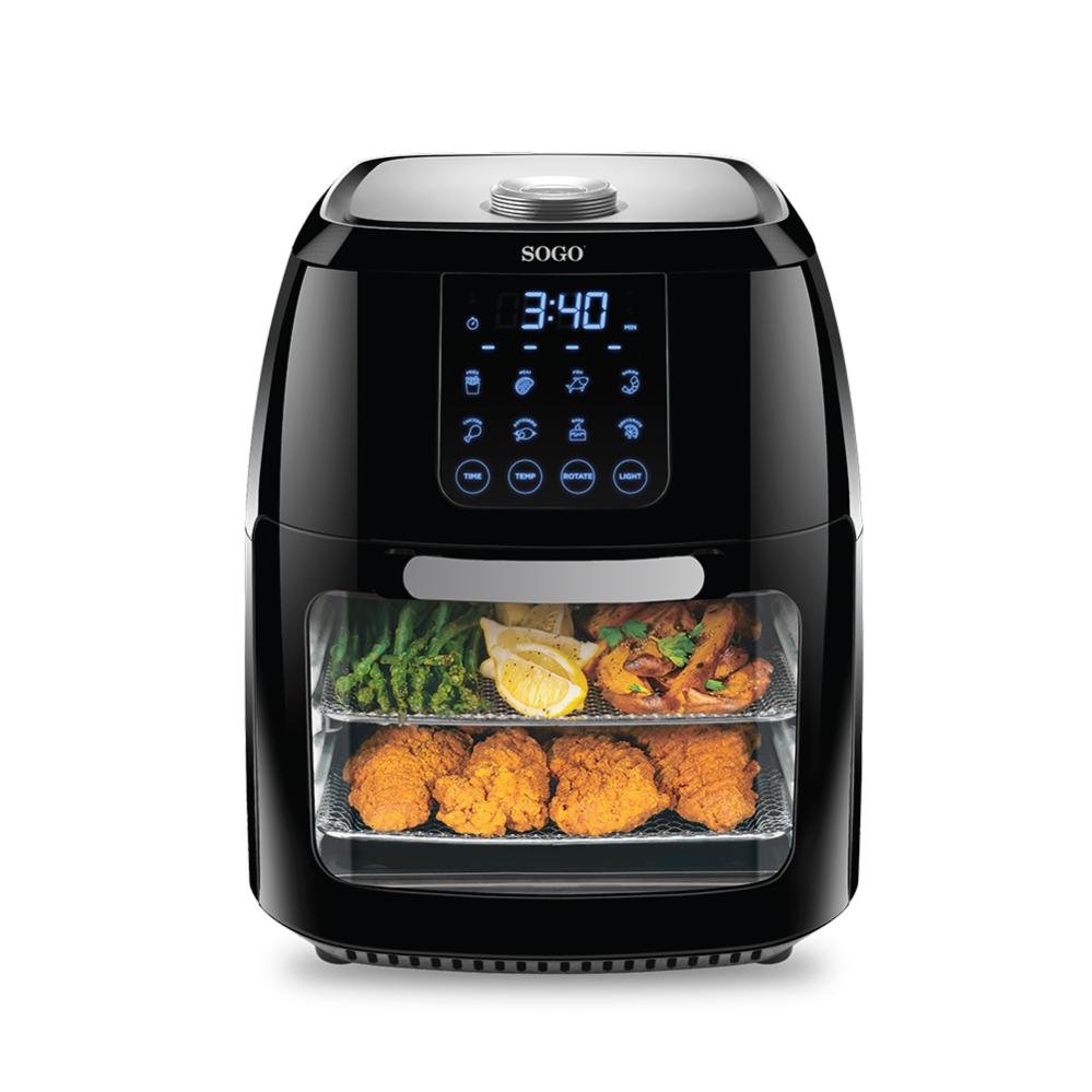 Sogo Freidora Horno Sin Aceite 10 Litros -1800W