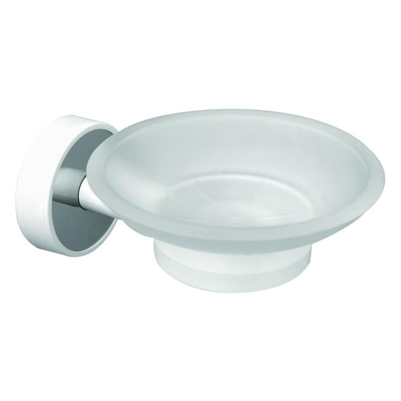 Portasapone Nuria Ceramica - Oro/Bianco, 12x3x8cm, Accessorio Bagno Elegante - Foto 12