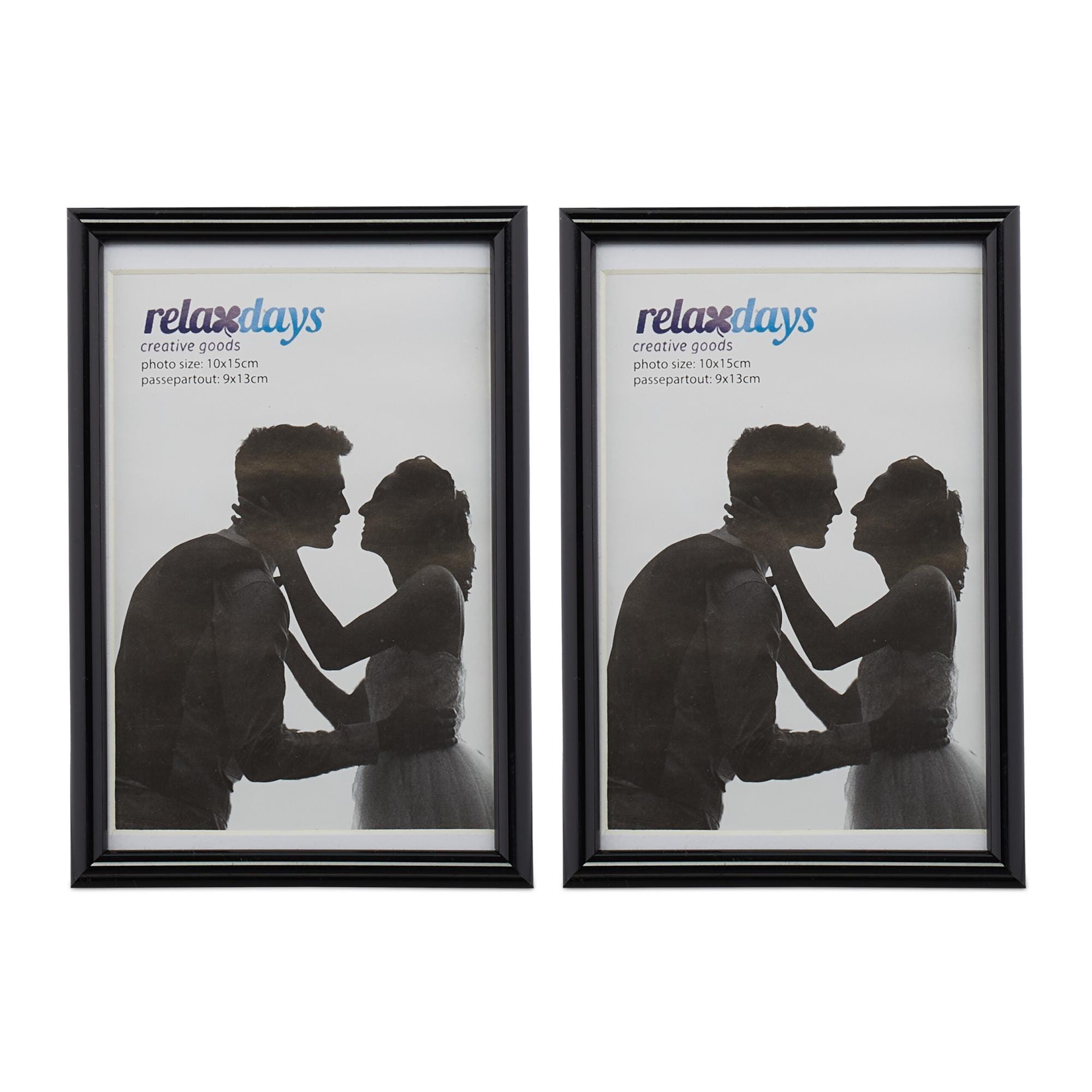 Relaxdays Live Love Laugh Picture Frame - Hanging Gallery For 5 Photos, 3D Collage Wall Decor, 31x45.5 Cm