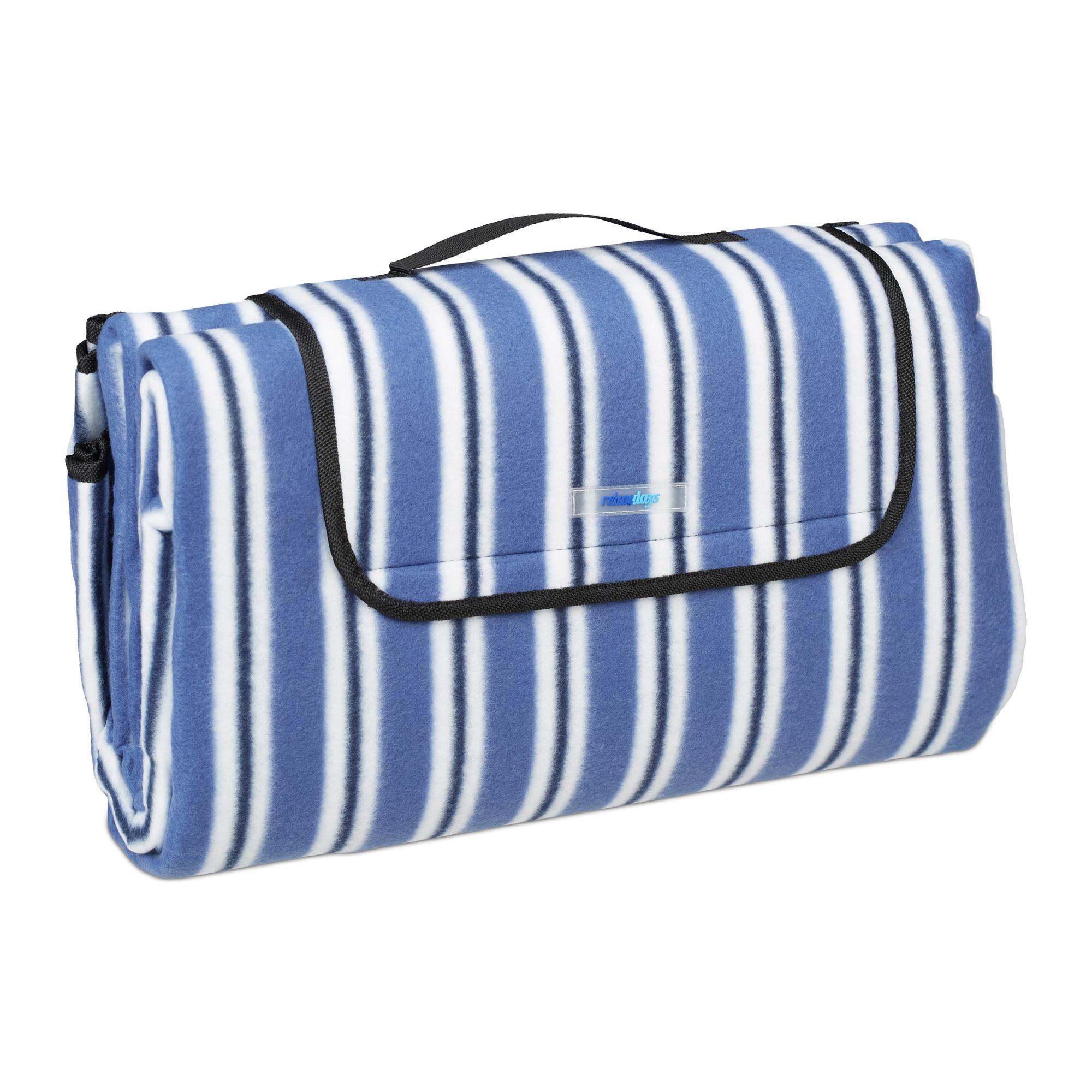 Couverture de plage Tapis de pique-nique pliant en tissu polyester