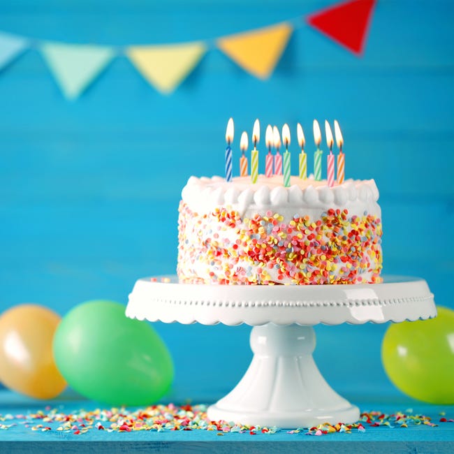 Décoration d'anniversaire pour enfants, nouveau document, gâteau à pois,  ballon en aluminium, bougie, gâteau rayé, fête d'anniversaire pour enfants,  décoration de mariage - AliExpress