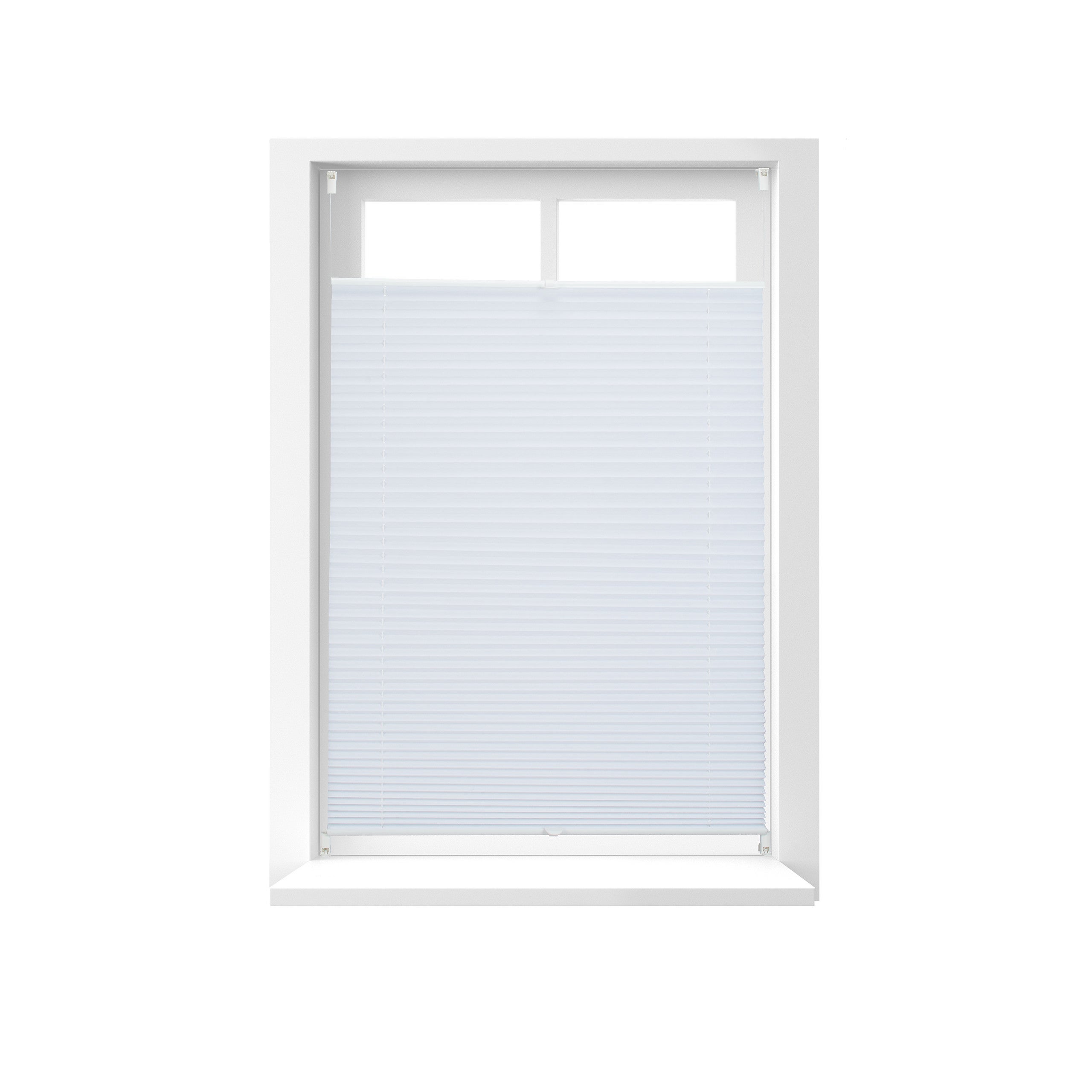 OUBO Tenda Pliessettata Oscurante 40 x 120 cm Grigio Scuro Tenda avvolgibile Plissettata Tenda Plisse Senza Viti Tenda Plissettata Klemmfix Porta Finestra 