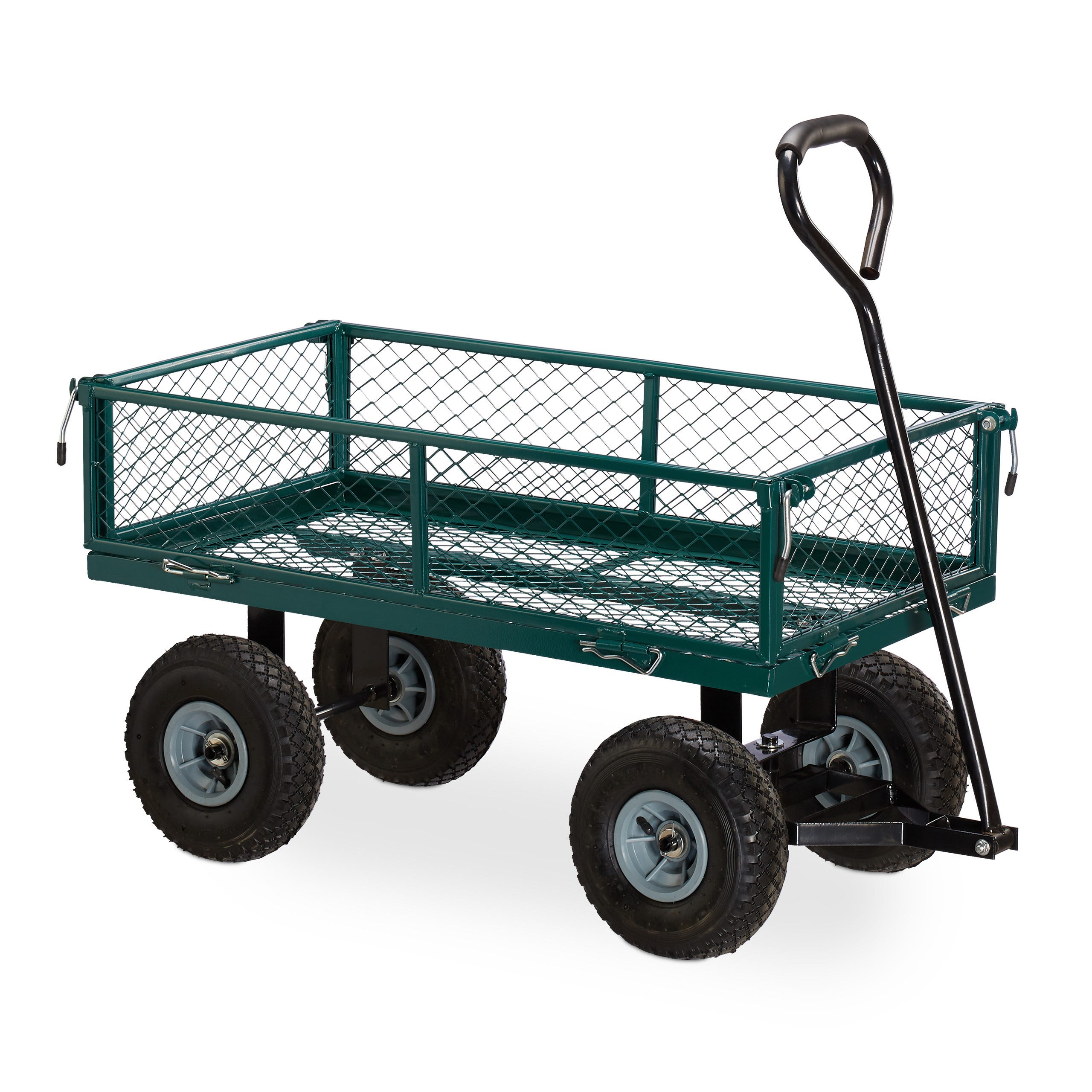 Chariot de jardin Relaxdays - chariot de jardin - pneumatiques - 250 kg - chariot  de