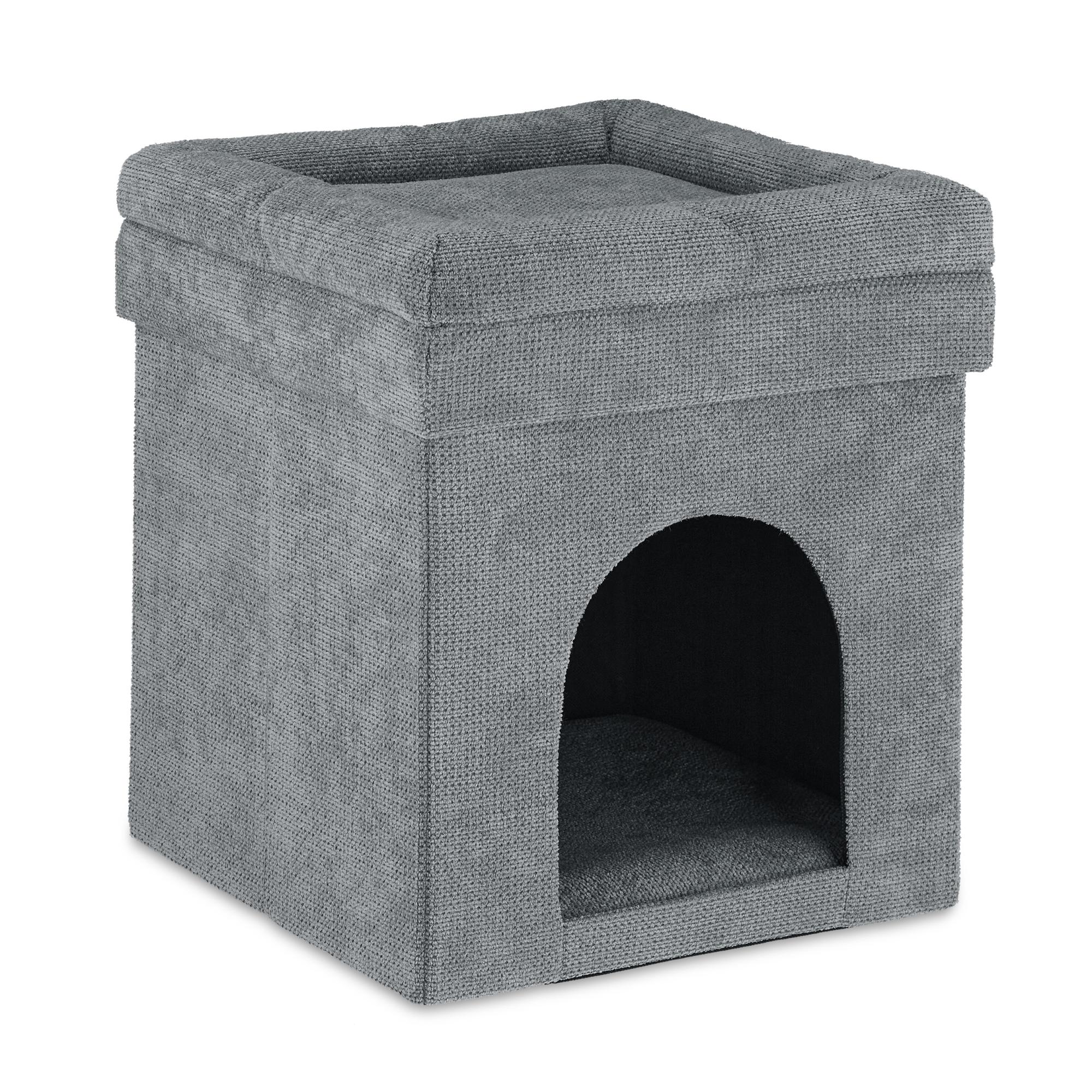 Pouf Contenitore Per Camera Bambini 44 Gatti - Morbido E Pratico