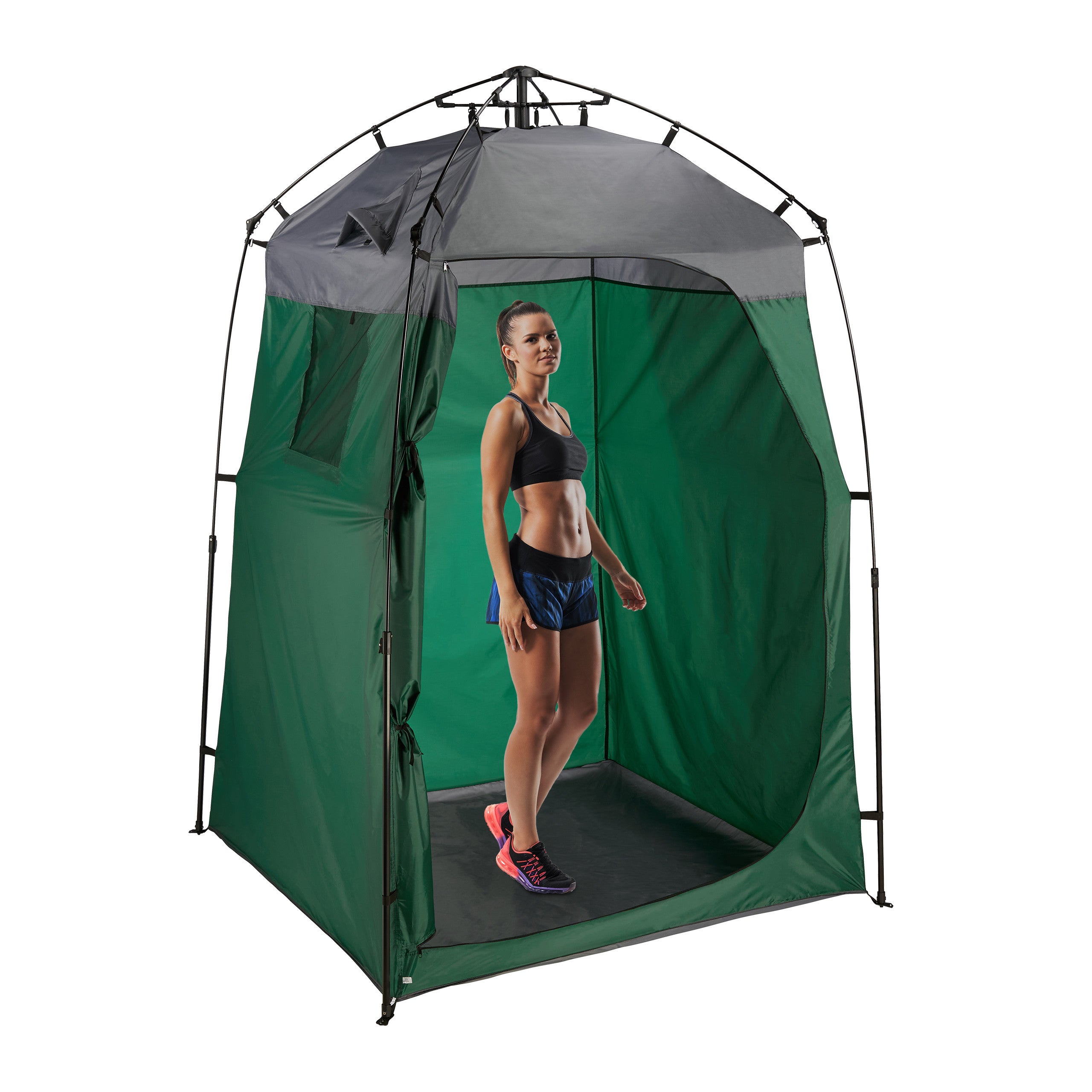 Fdit Kit de Douche Portable Jardin Piscine Camping Stand Kit de Tête Réglable de Ruyau pour Camping en Plein Air 