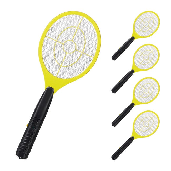 Acchiappa Mosche Elettrico Set Di 3 Racchette Elettriche Anti-zanzare - Lunghezza 46 Cm, Per Eliminare Insetti In Modo Sicuro Dispositivo Anti Insetti - Foto 13