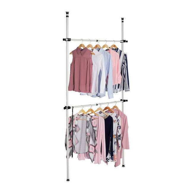 Armadio Telescopico Greensen Con 6 Barre - Regolabile Senza Fori, Ideale Per Camera - Foto 8