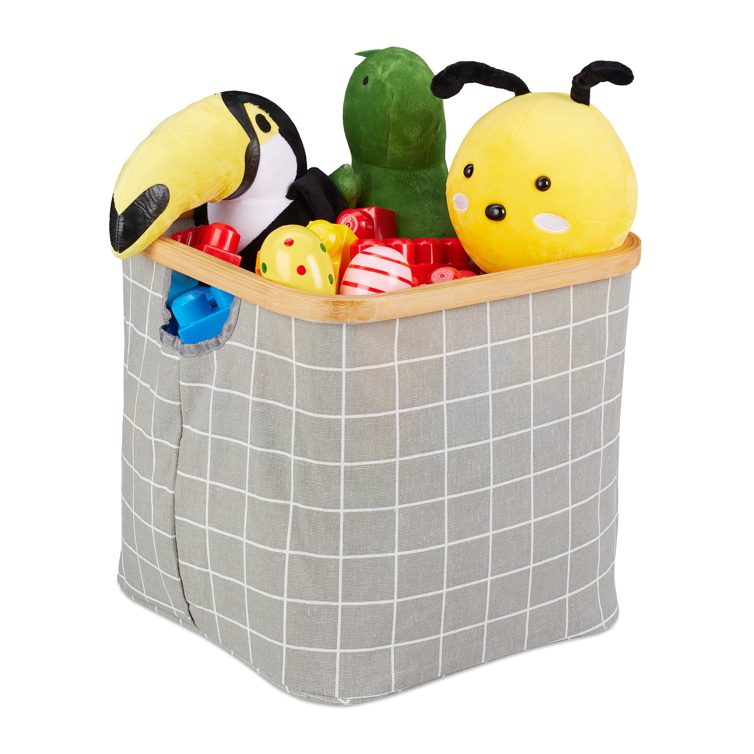 KUENG Cestino Portaoggetti Cassapanca Portagiochi Cesto Portagiochi Bambini Cestino Portaoggetti Bagno Cesta per Giochi for Bambini Giocattoli Scaffali E Scrivanie 20 