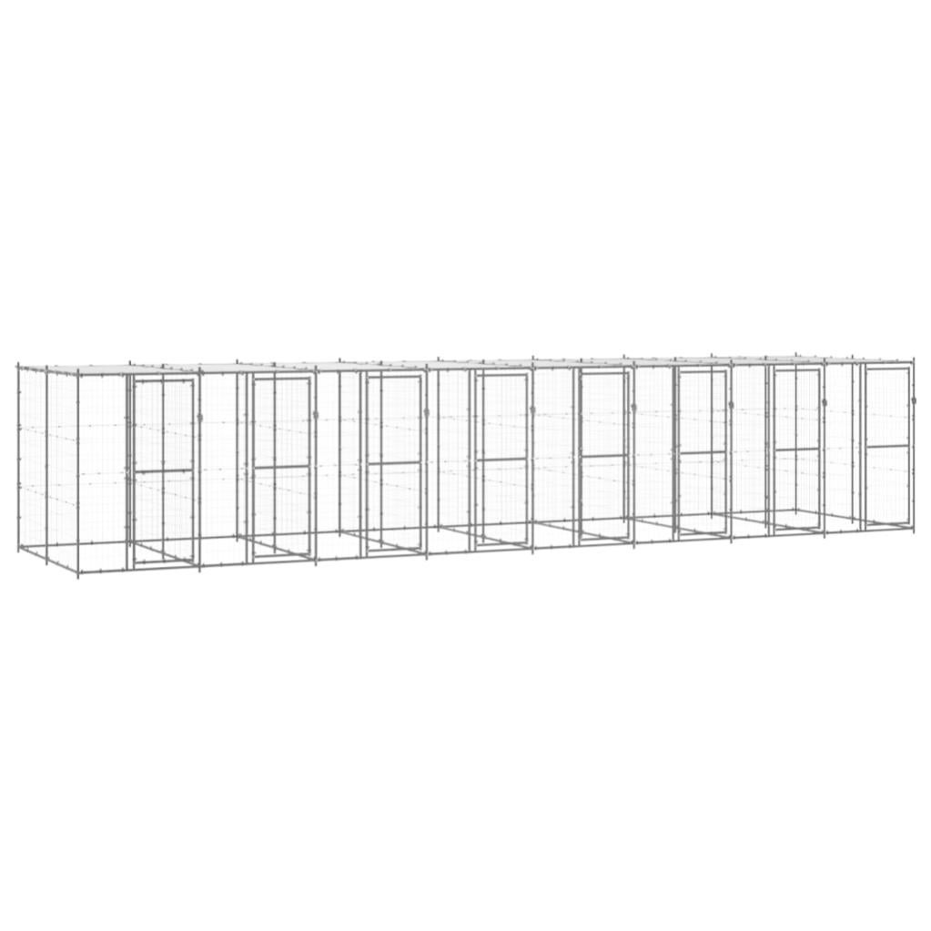 Reico Per Cani Crocchette VidaXL Acciaio Verniciato