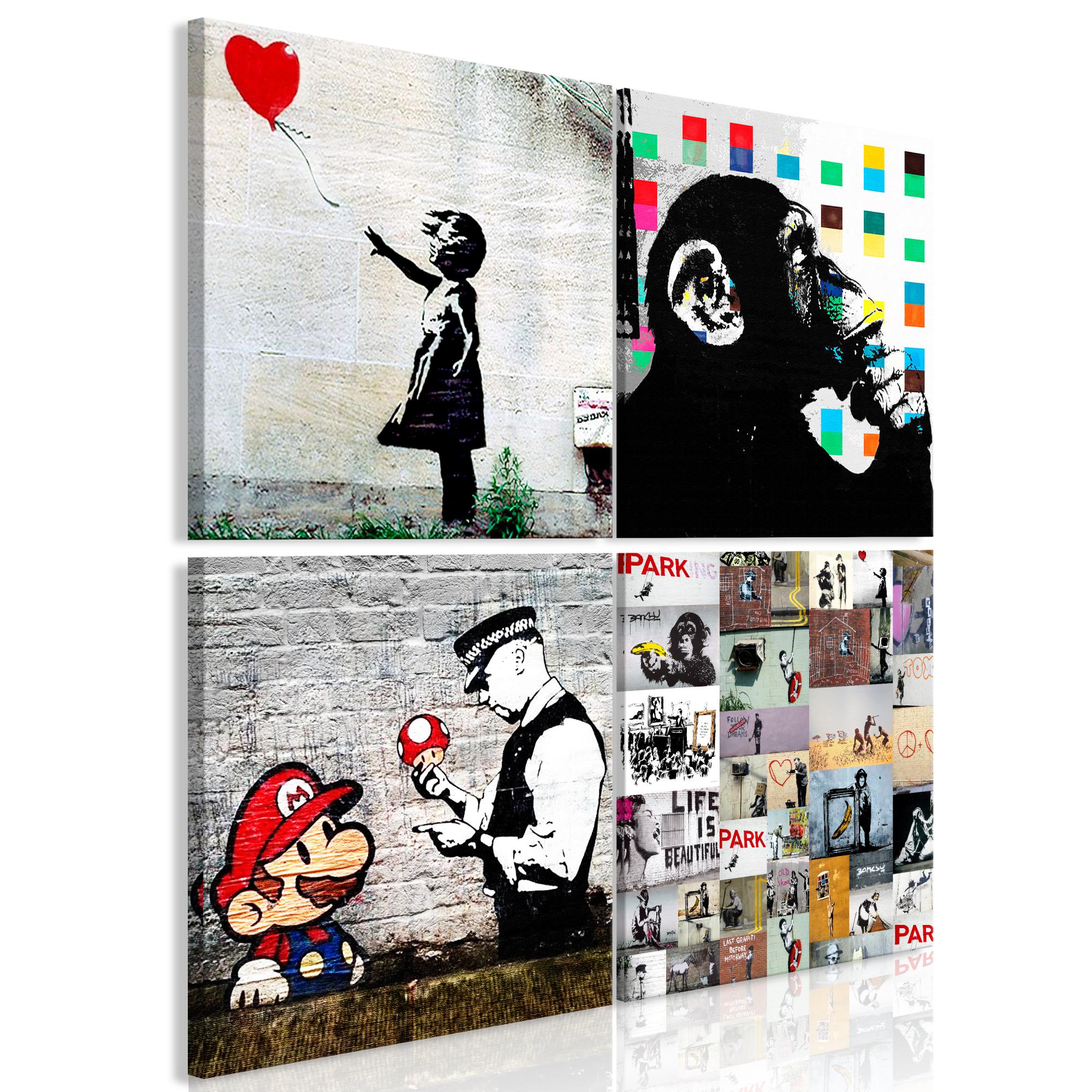 Banksy colpisce ancora, il «parlamento degli scimpanzé» è da record