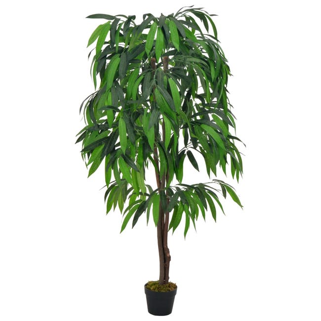 Plante artificielle manguier avec pot vert 140 cm décoration intérieur  DEC022048 | Leroy Merlin