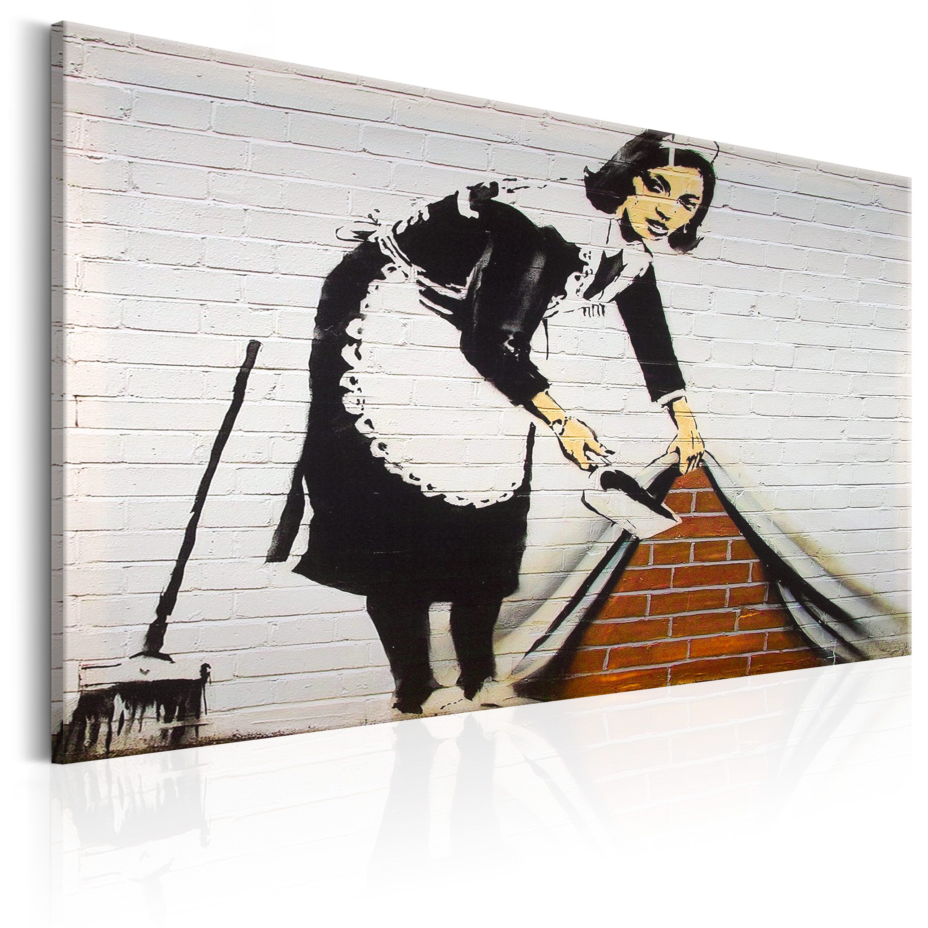 Quadro - Maid in London by Banksy 90x60 cm