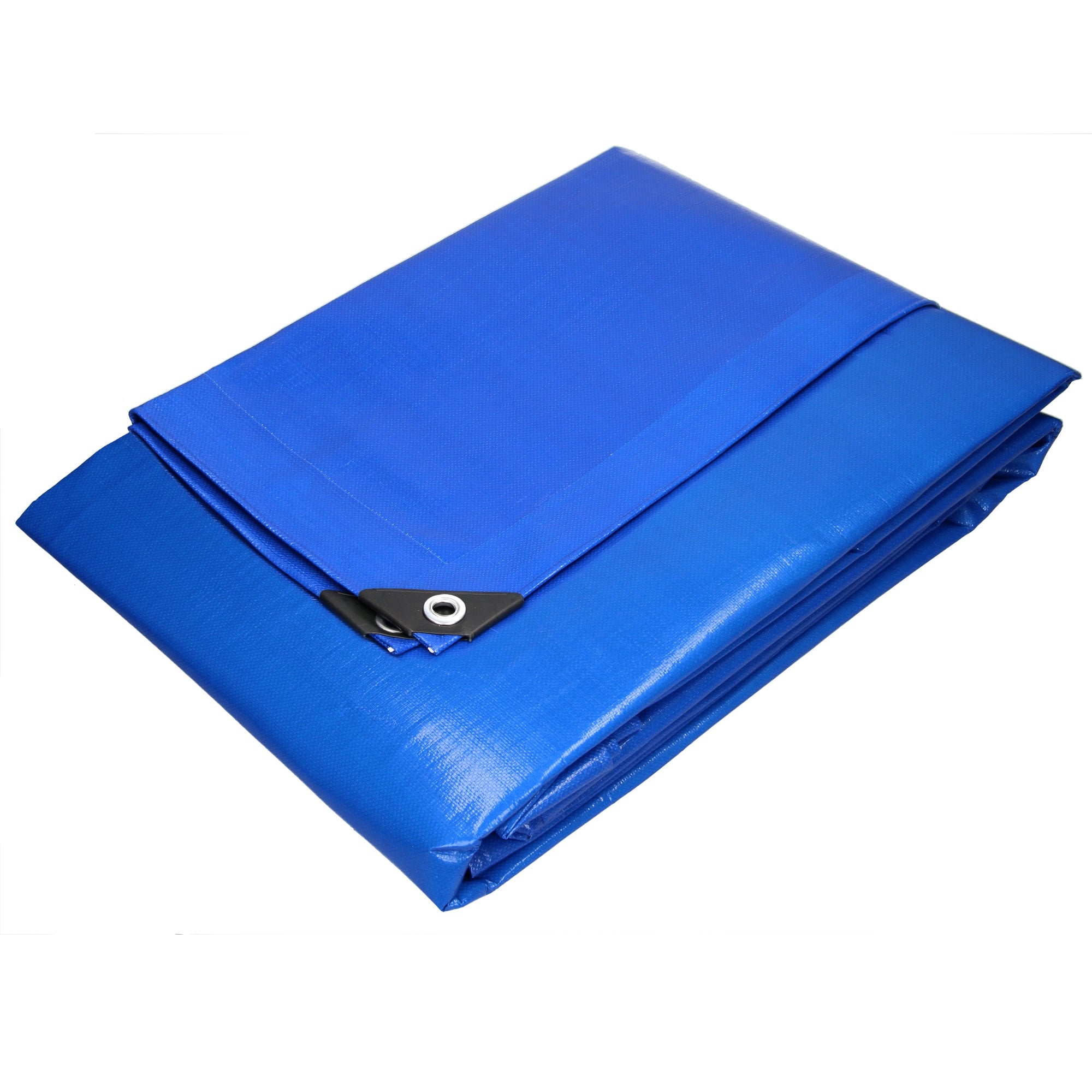 Housse de bâche étanche 150 GSM, avec œillets et ficelle, résistante aux  déchirures, bleue et argentée, lavable - AliExpress