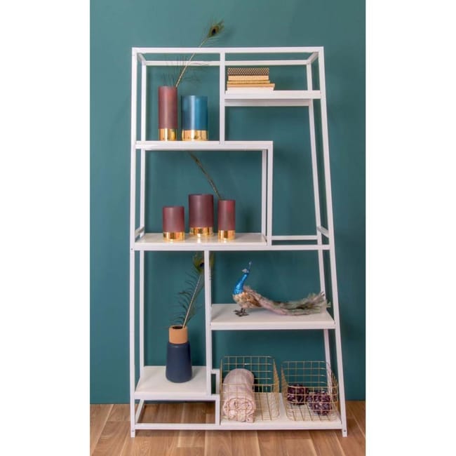 Estanter a de metal y cristal Fushion Leroy Merlin