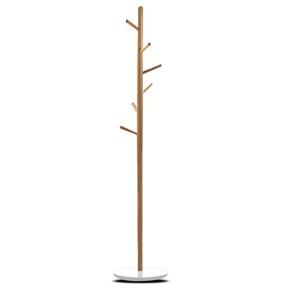 Perchero de Pie Bambu Diam Estilo Escandinavo Hasta 20Kg 36xH 180 cm