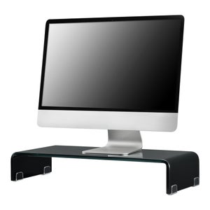 Réhausseur D`écran Dm051/support En Verre Pour Écran D`ordinateur/écran TV  (63 X 24 Cm) - Accessoire de bureau BUT