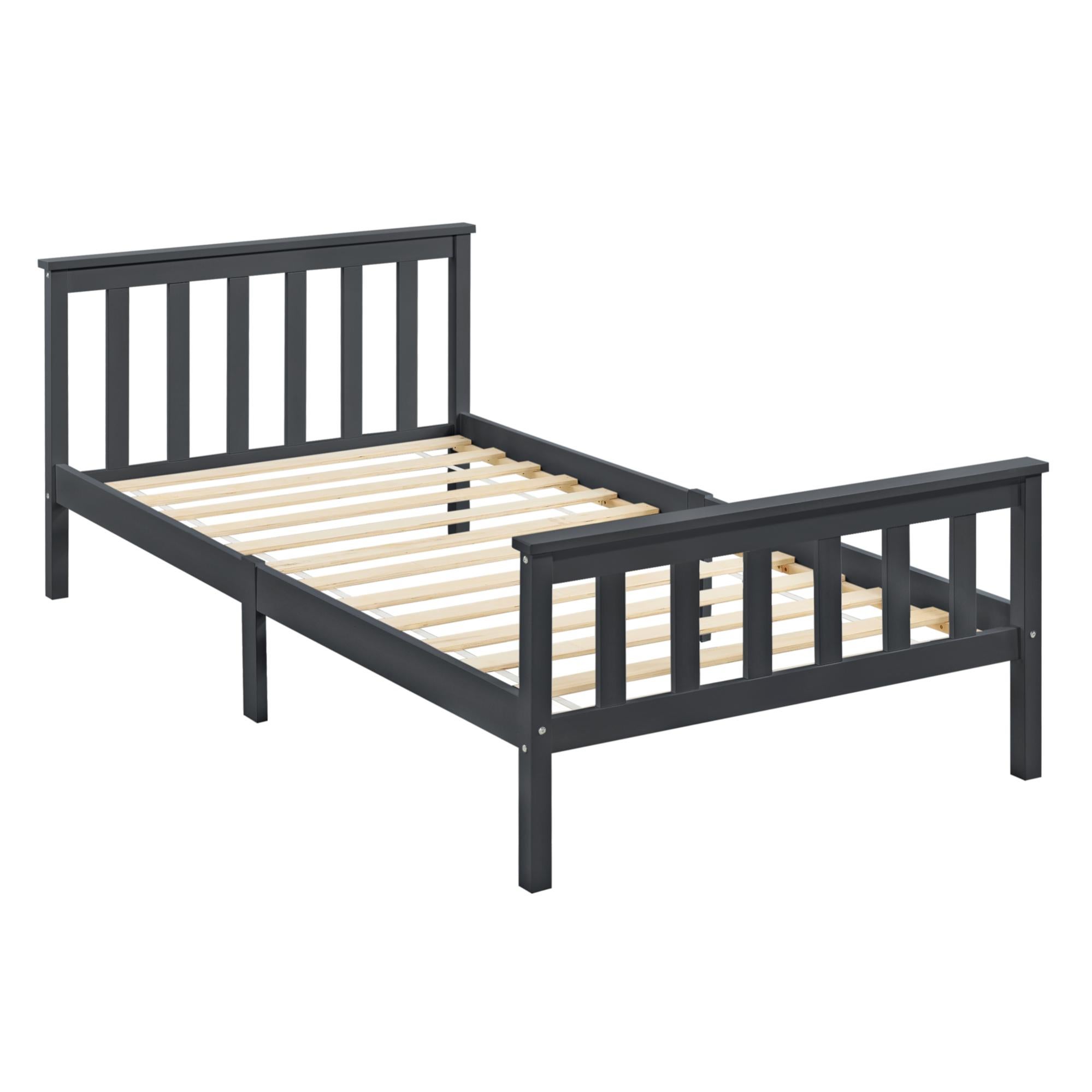 Letto Singolo Odessa Con Testiera Casetta E Pediera Contenitore Il Legno Massiccio Colore Verde Cachi E Pino