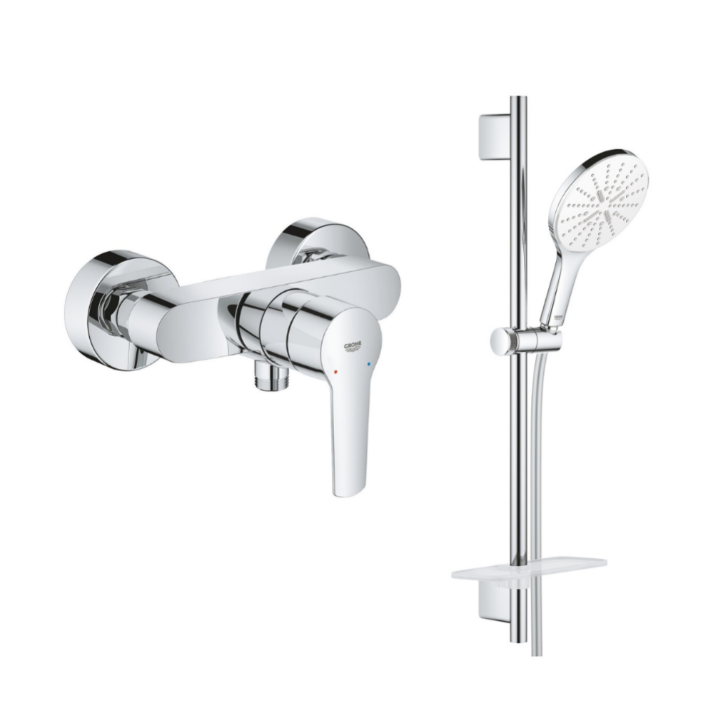 Mitigeur douche GROHE Start 2021 + Ensemble de douche Vitalio Leroy