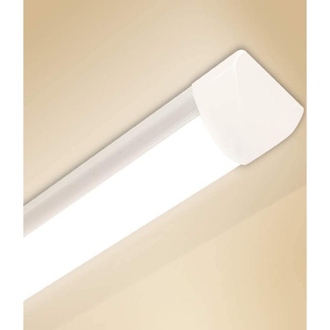 Plafoniera barra led soffitto 90cm luce calda 30w collegabili in